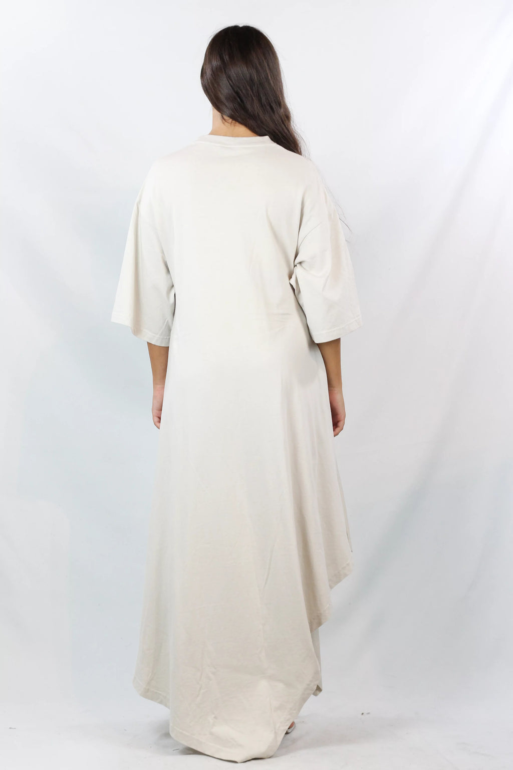 Cotton Oversized T-Shirt Maxi Dress