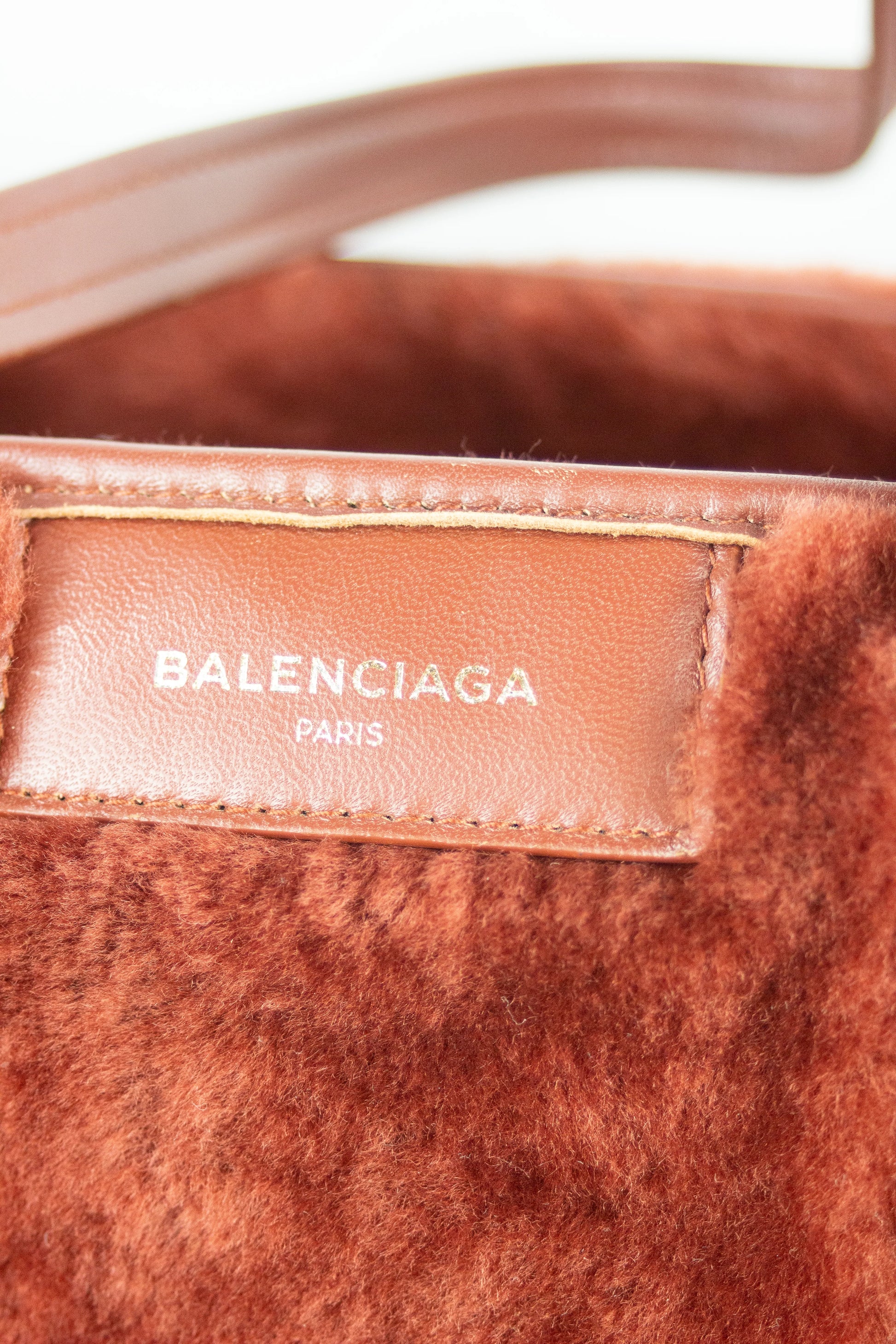 Shearling Bazar tote bag