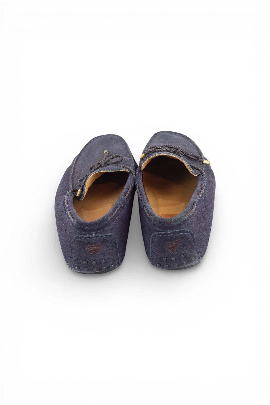 Blue Suede Soft Moccasins