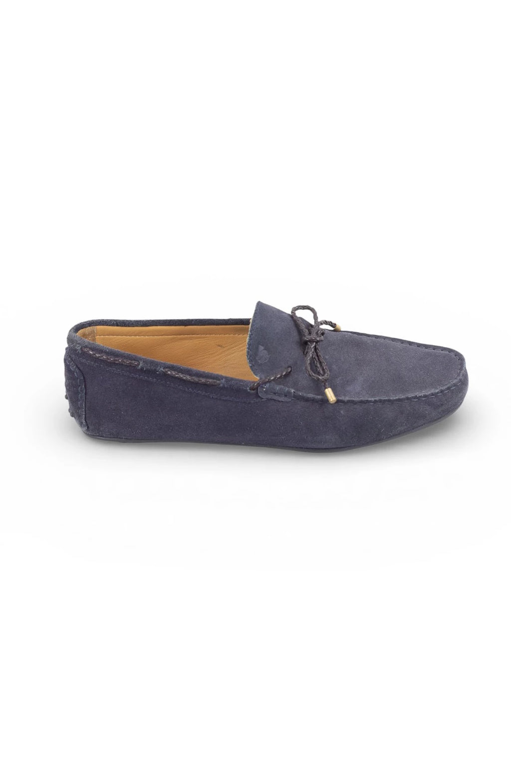Blue Suede Soft Moccasins