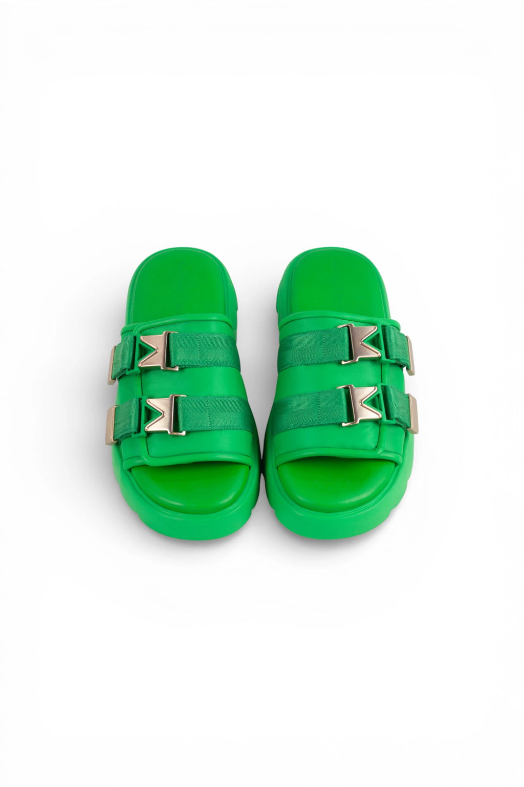 Flash Sandals in Bottega Green