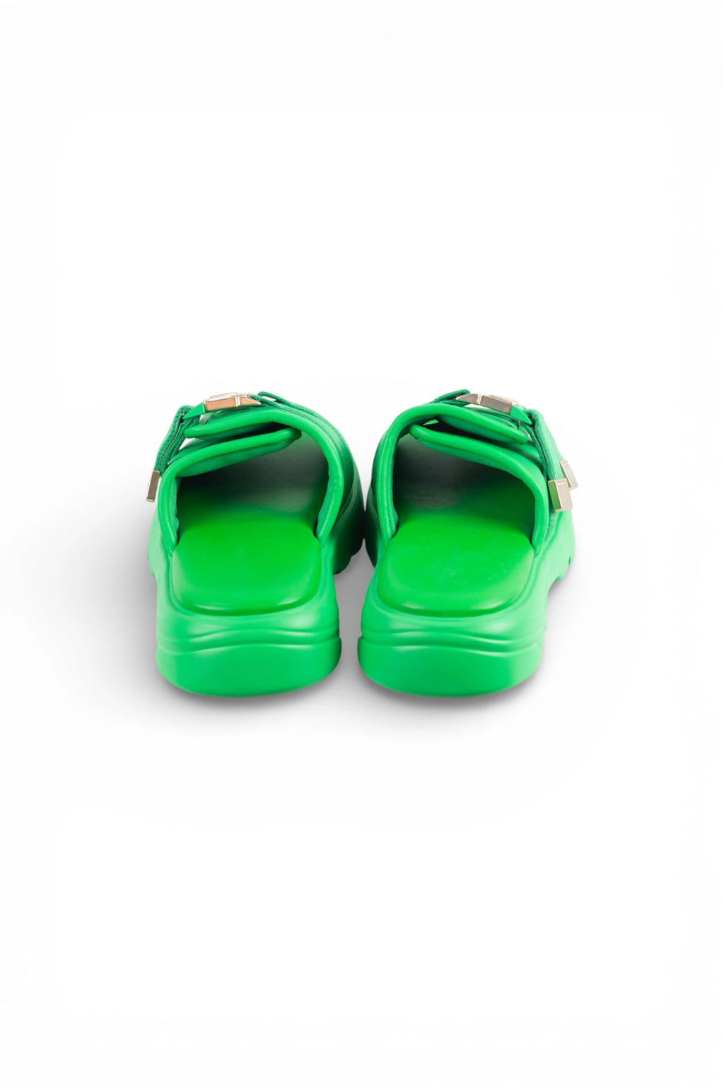 Flash Sandals in Bottega Green
