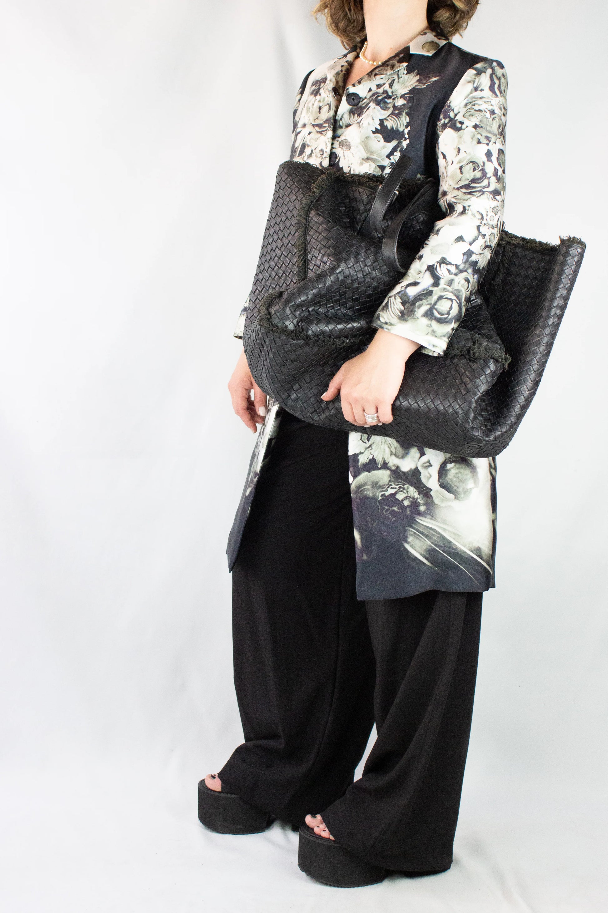 Maxi intrecciato tote