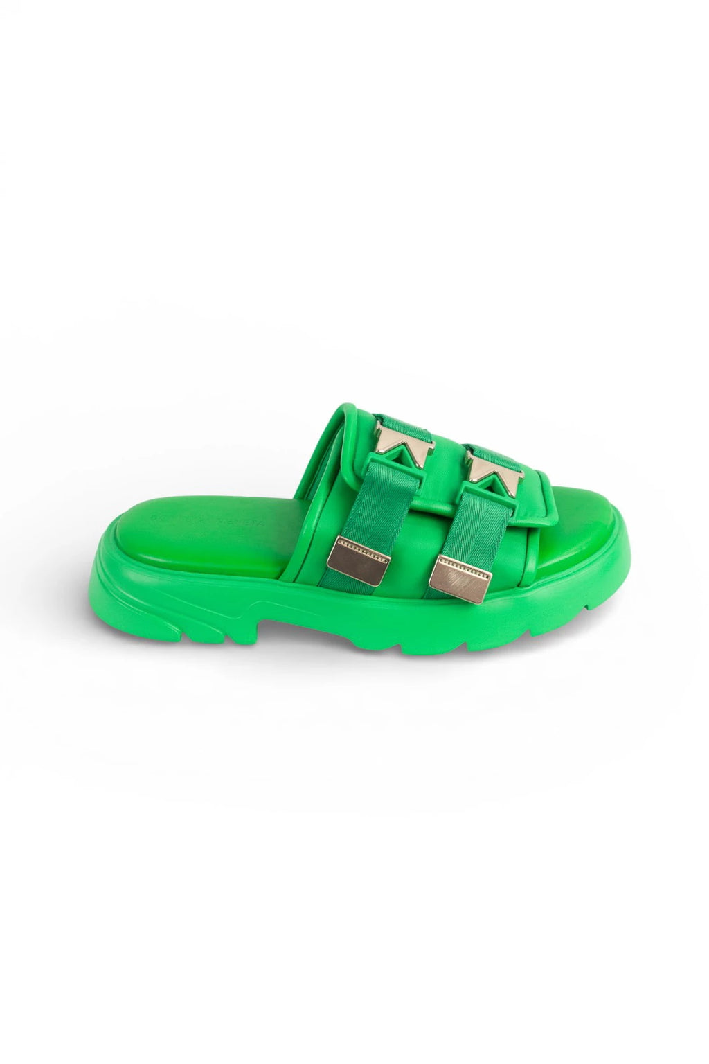 Flash Sandals in Bottega Green