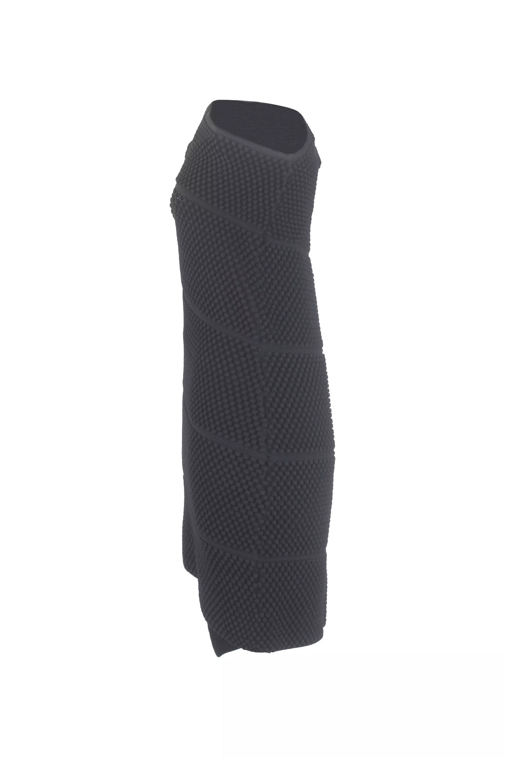 Textured Knit One-Shoulder Mini Dress SS2022