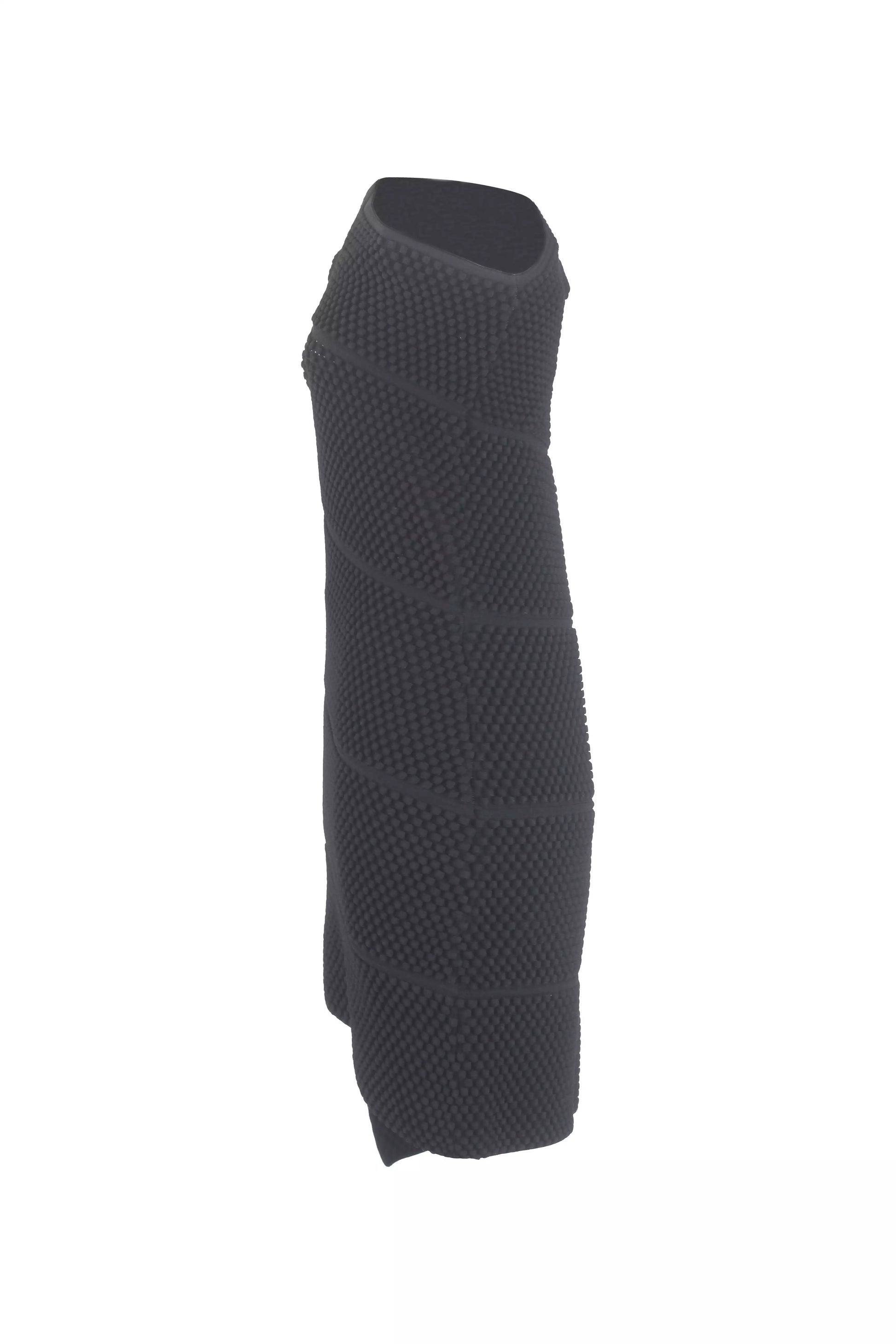 Textured Knit One-Shoulder Mini Dress SS2022