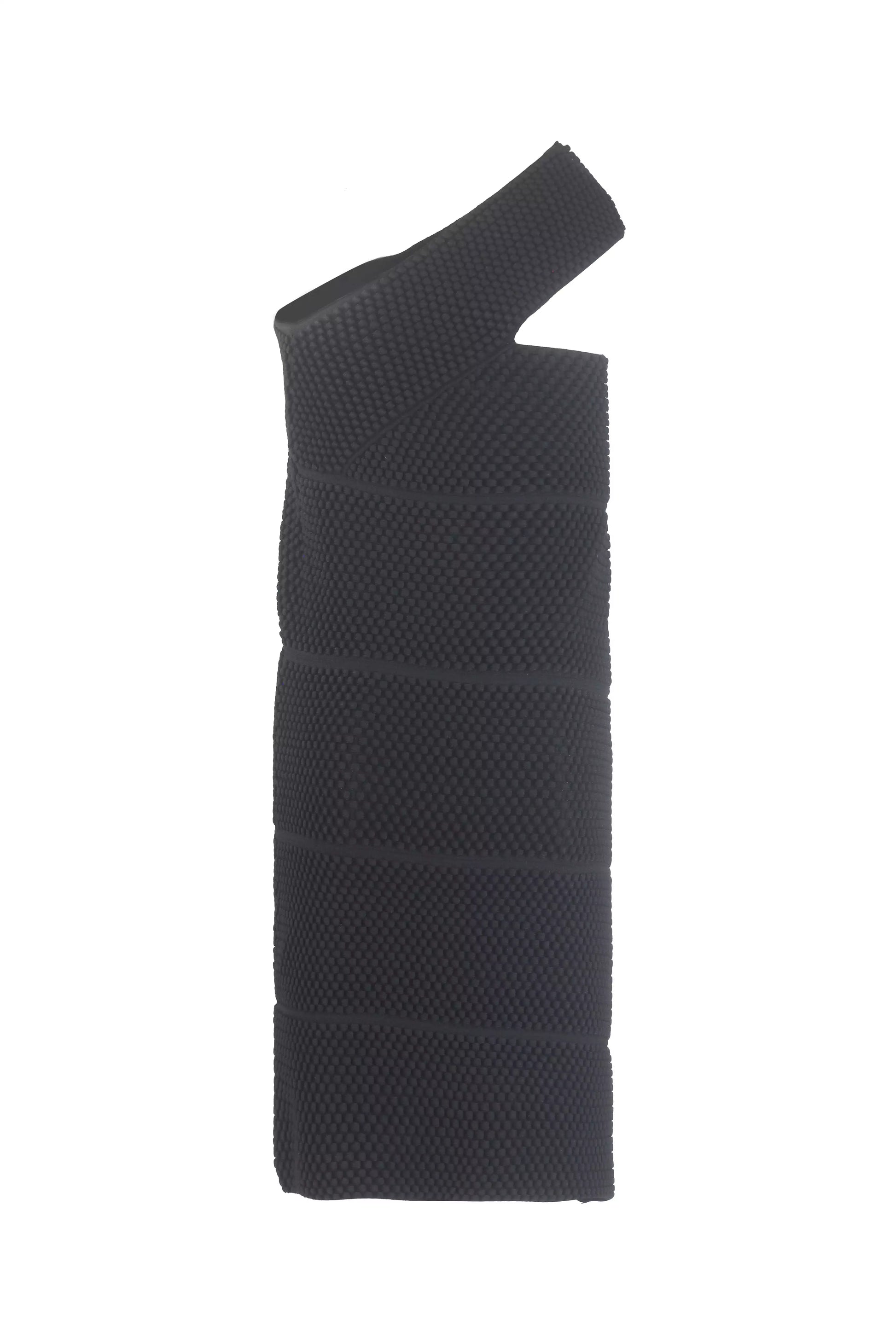 Textured Knit One-Shoulder Mini Dress SS2022