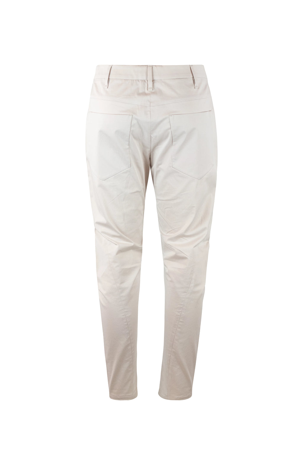 Ecru Cotton Chino Trousers