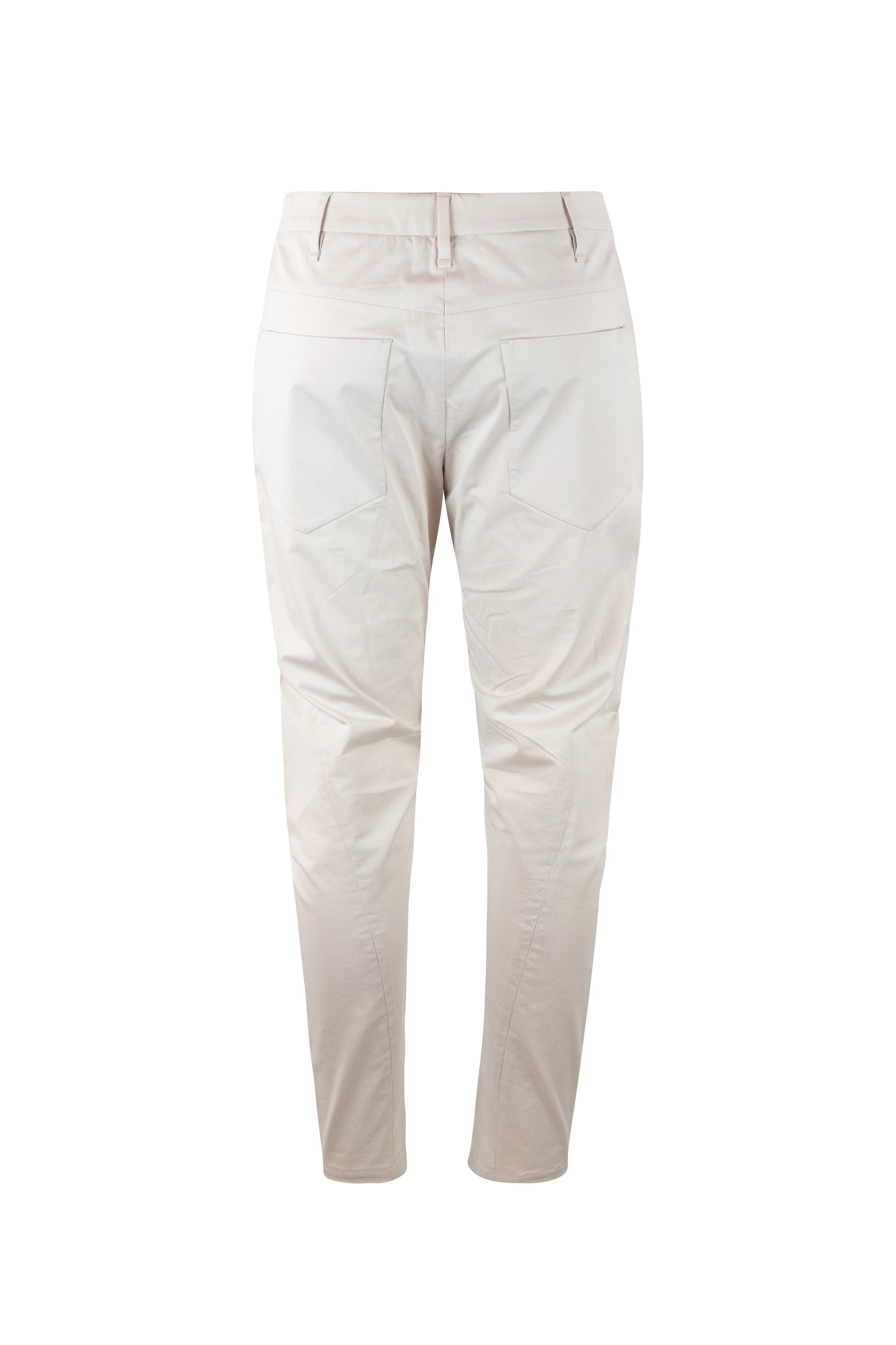 Ecru Cotton Chino Trousers