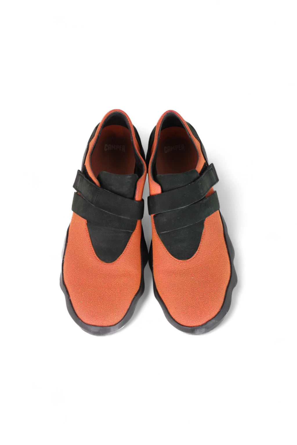 Orange Sneakers with Black Details