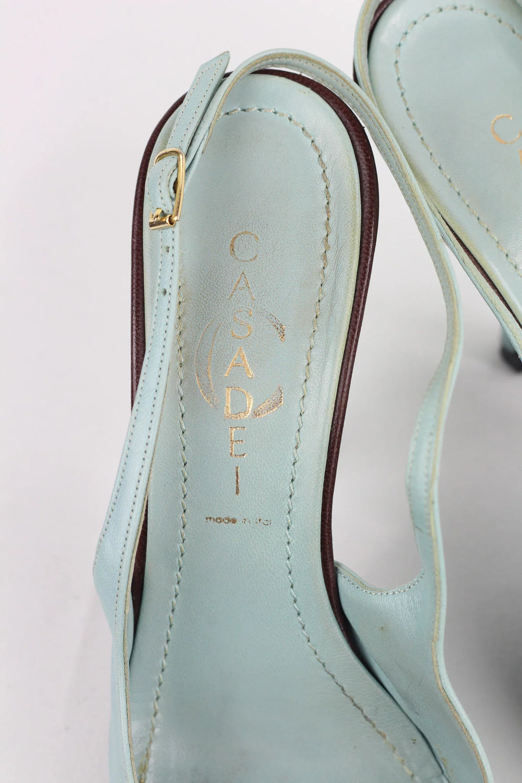 Two-Tone Slingback Heels