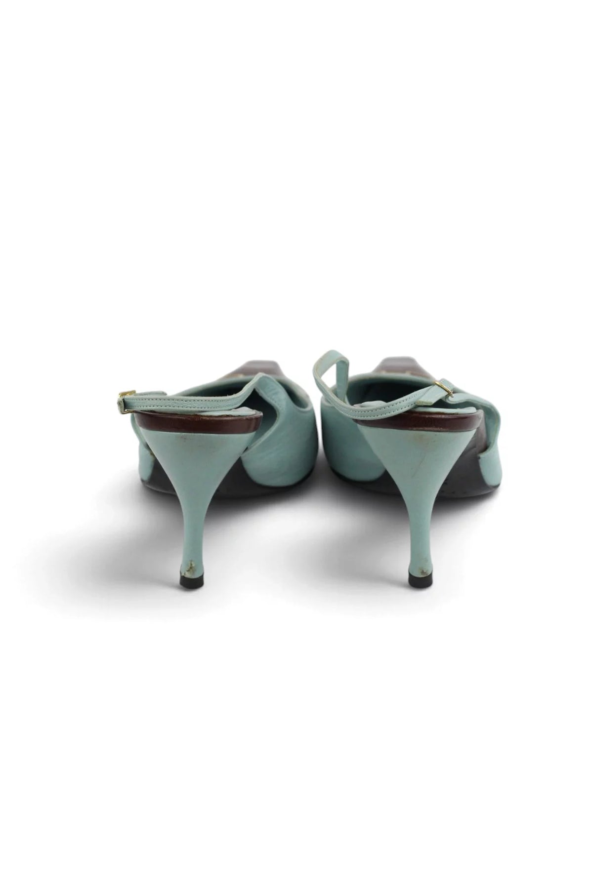 Two-Tone Slingback Heels