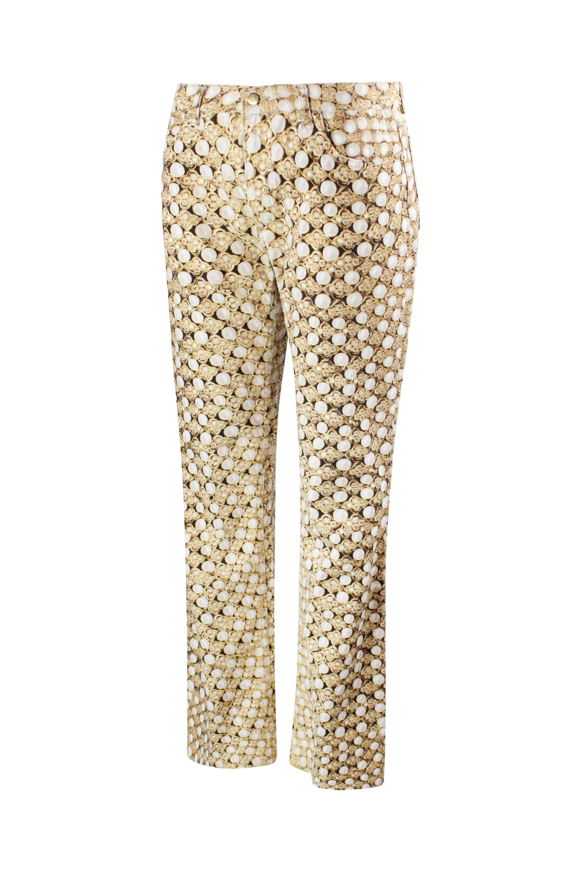 Y2K Printed Denim Jeans