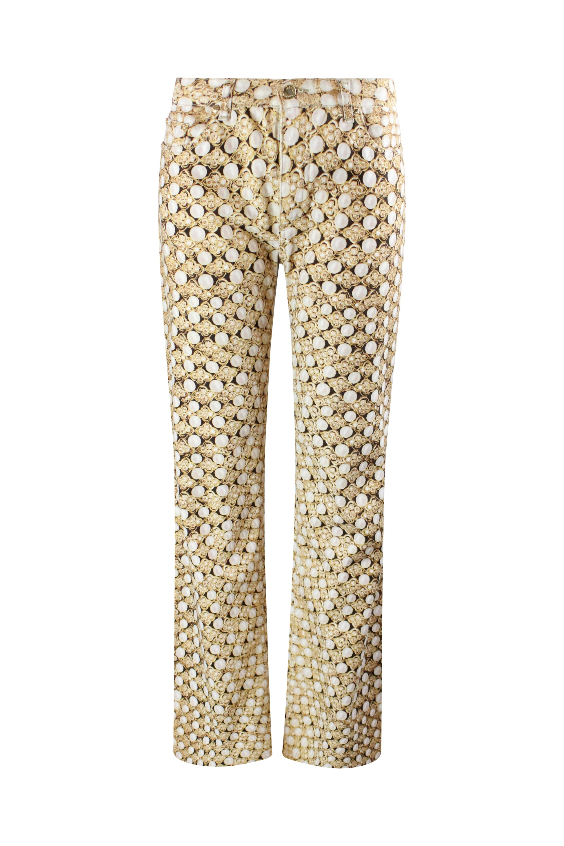 Y2K Printed Denim Jeans