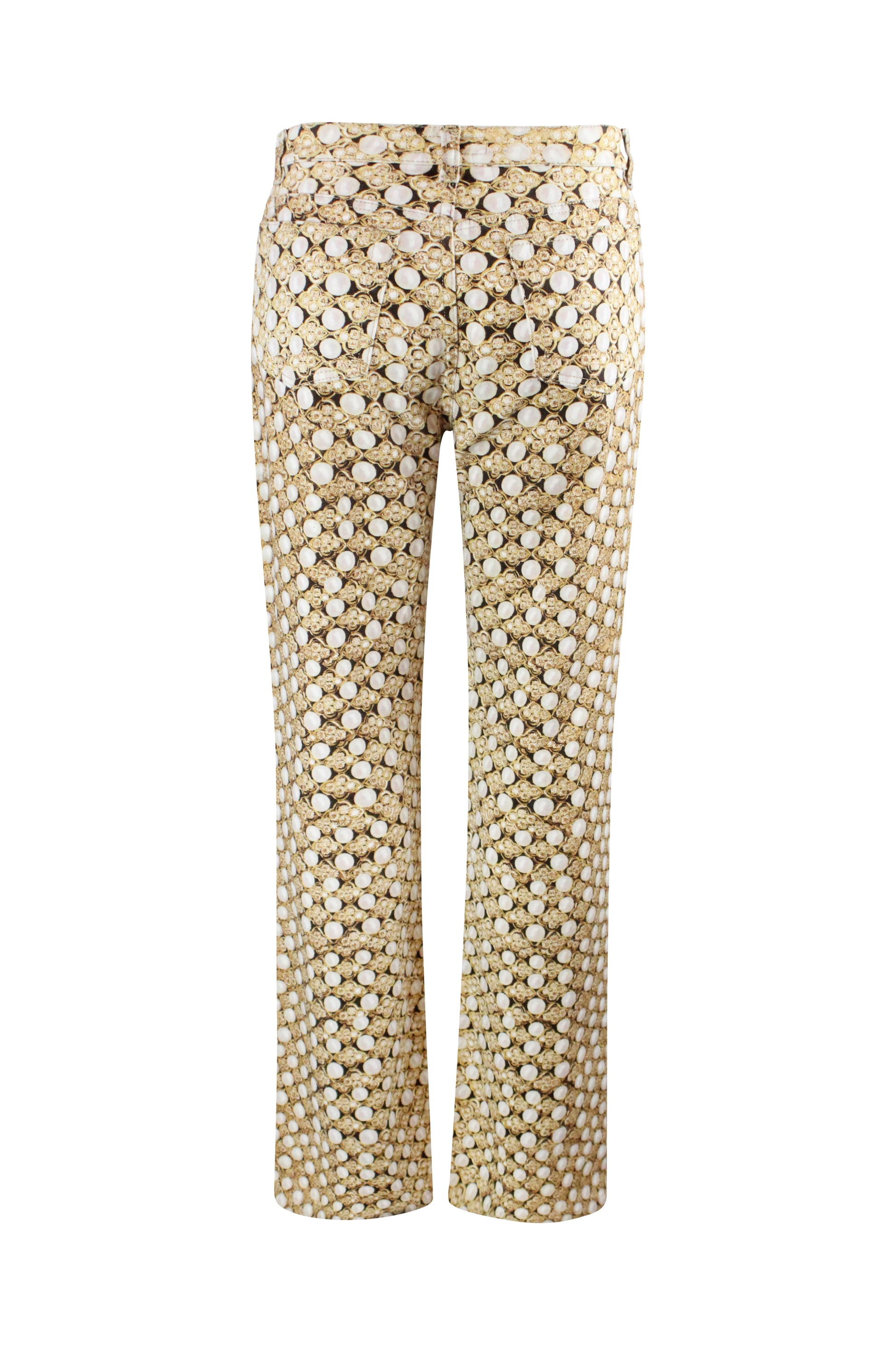 Y2K Printed Denim Jeans