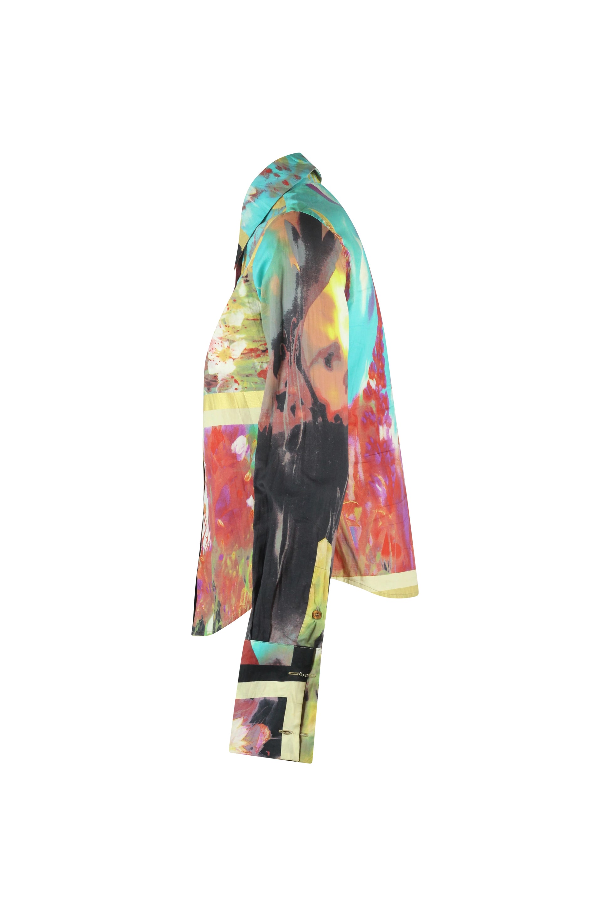 Colourful Slim-Fit Cotton Shirt