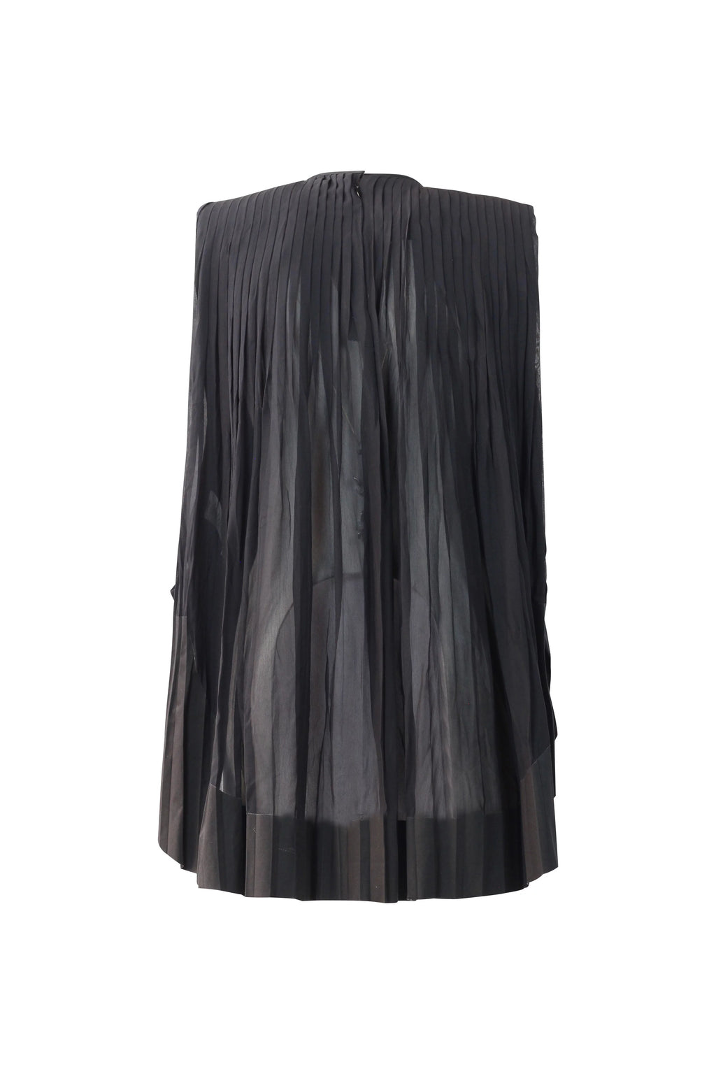 Plissé Silk Panel Sleeveless Top SS2012