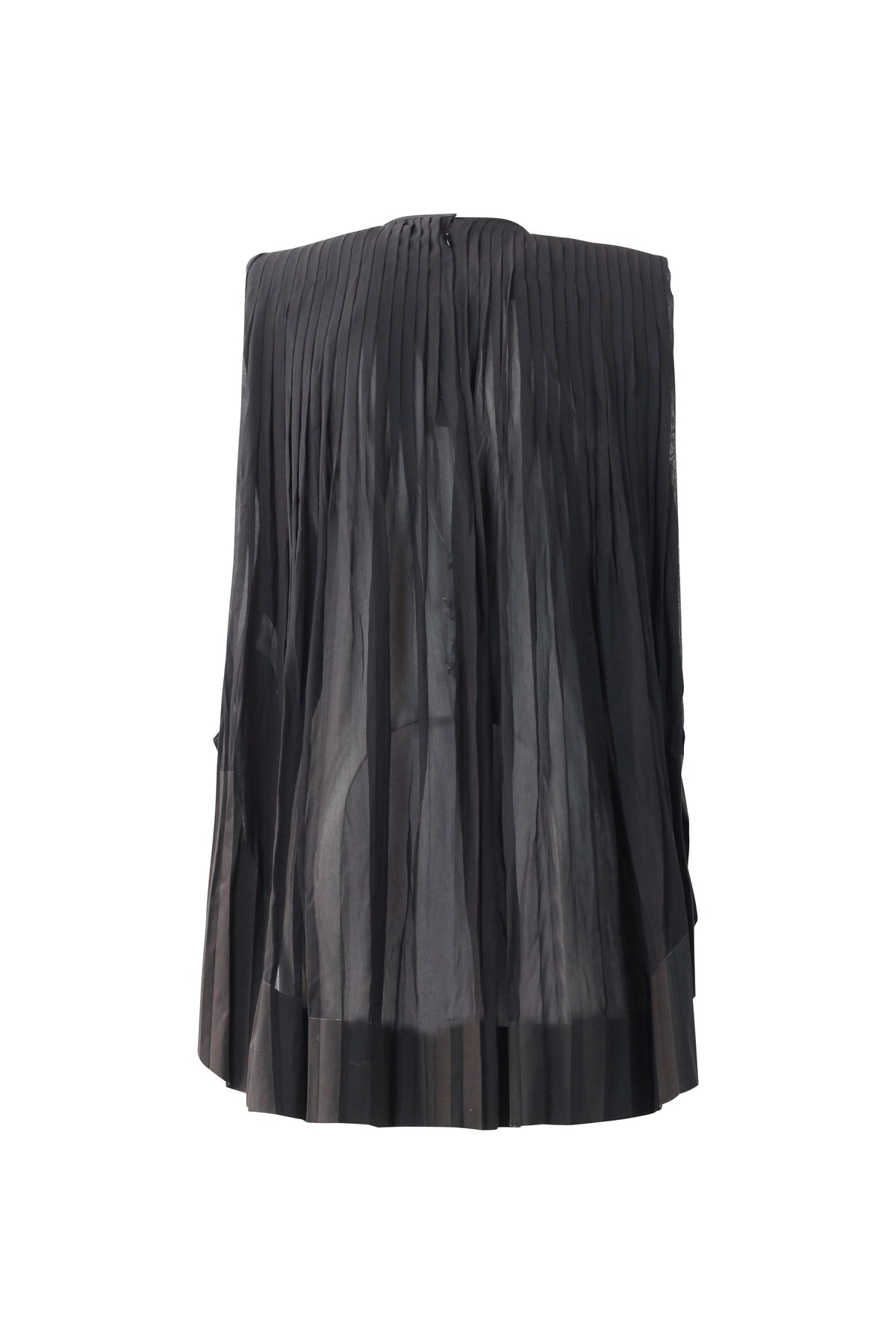 Plissé Silk Panel Sleeveless Top SS2012