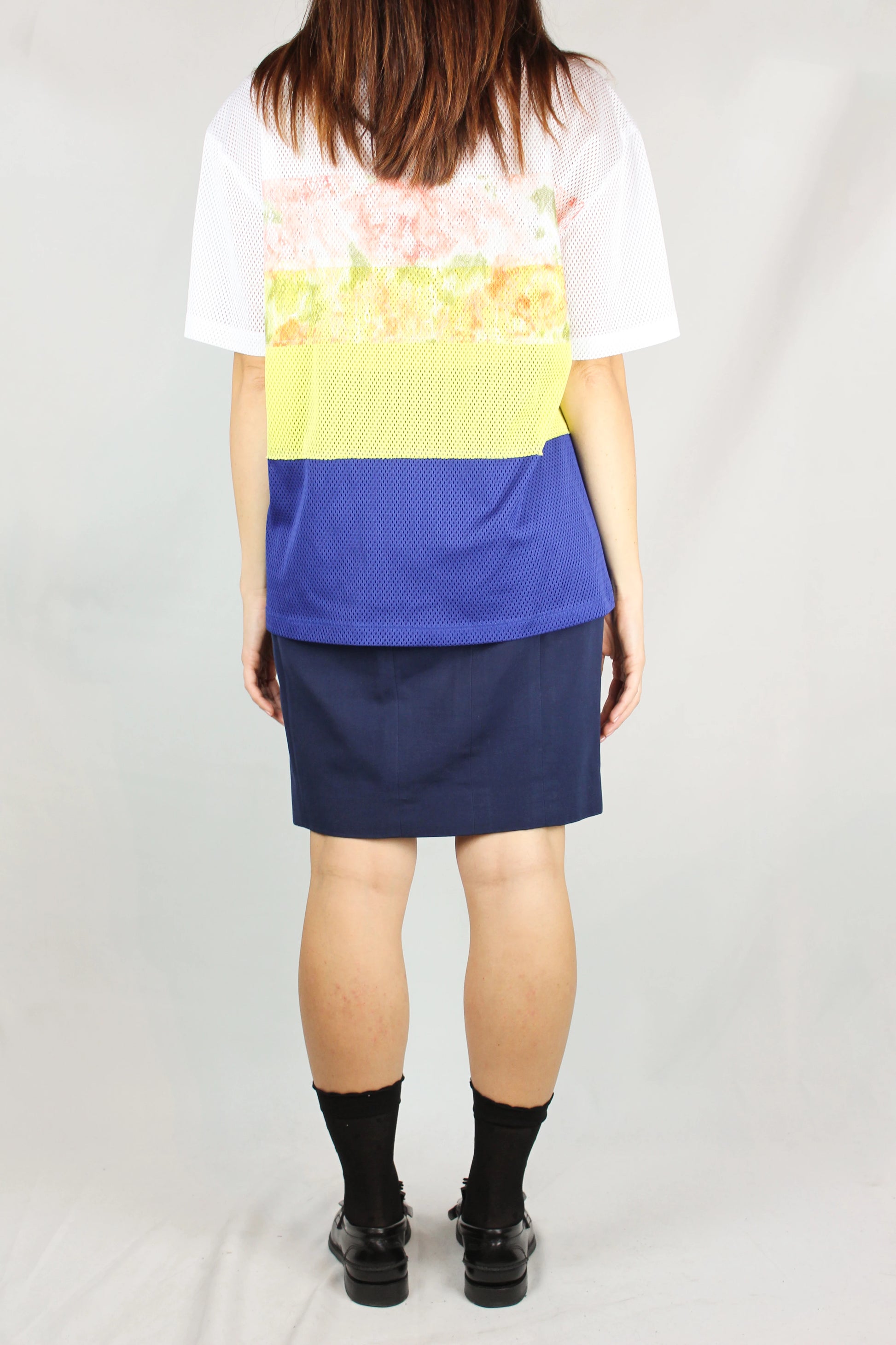 Vintage blue pencil skirt