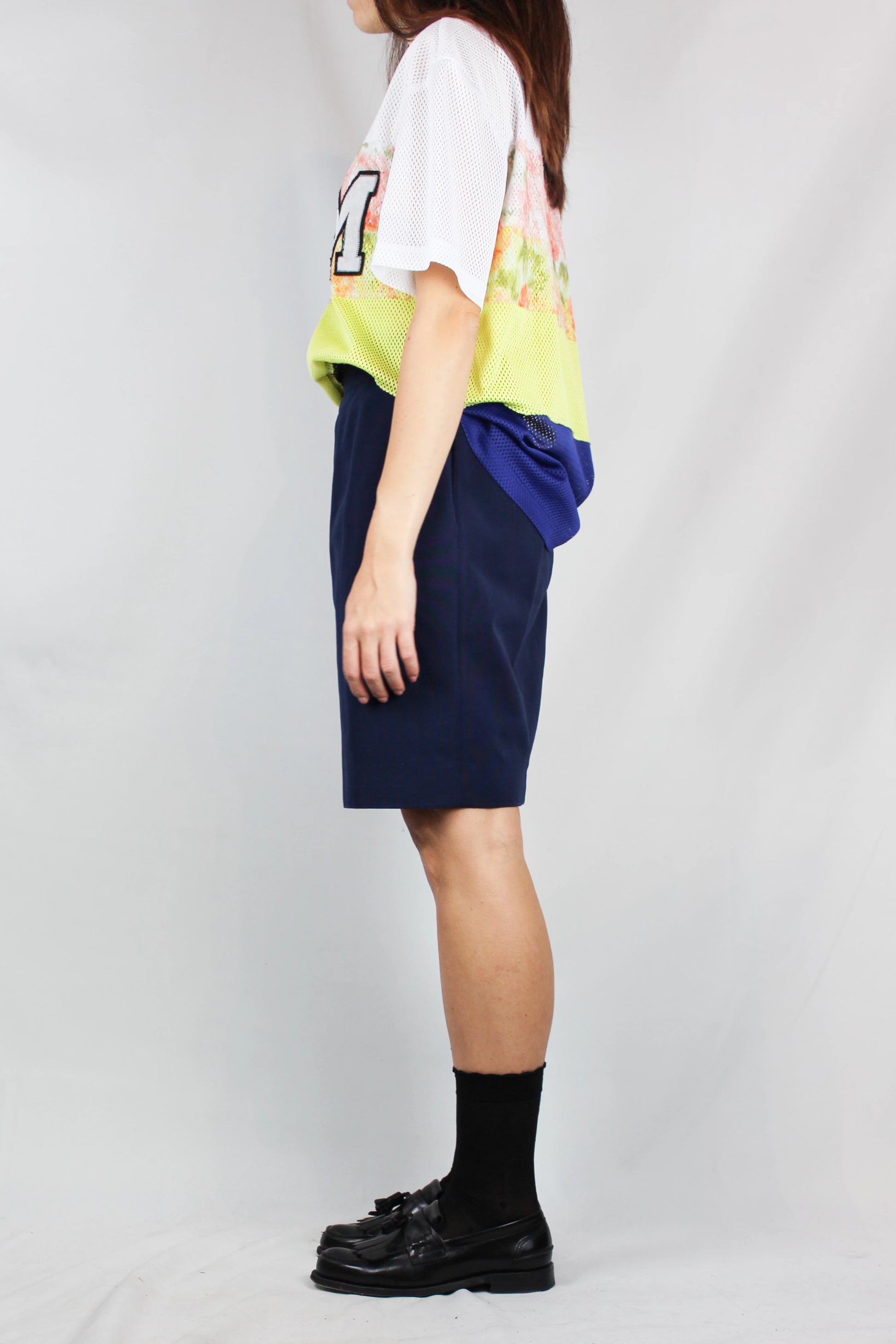 Vintage blue pencil skirt