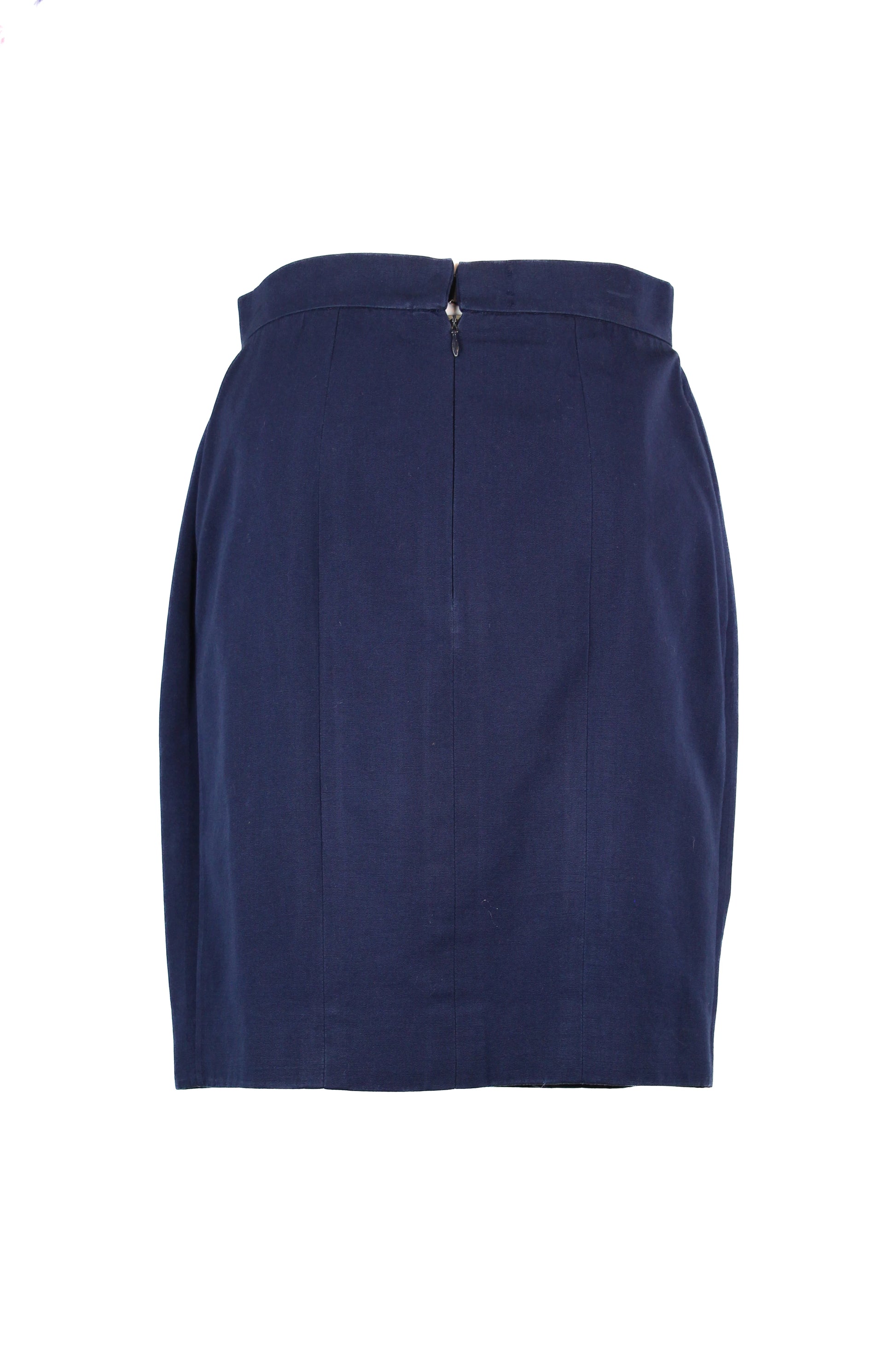 Vintage blue pencil skirt