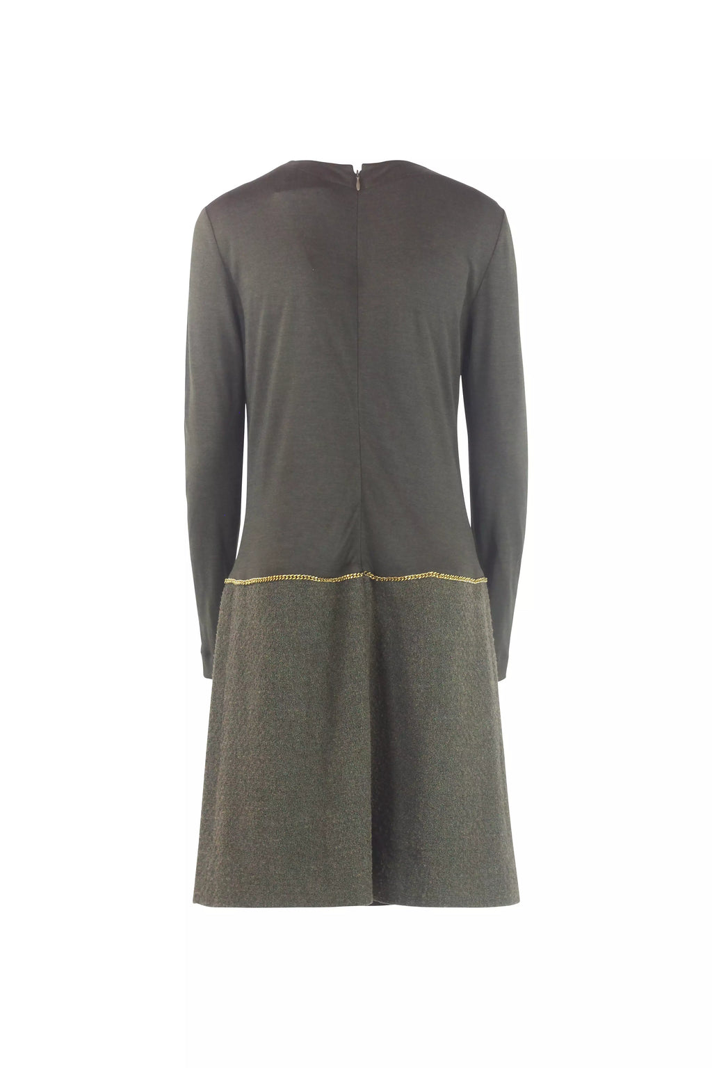 Cashmere Silk & Tweed Chain Dress