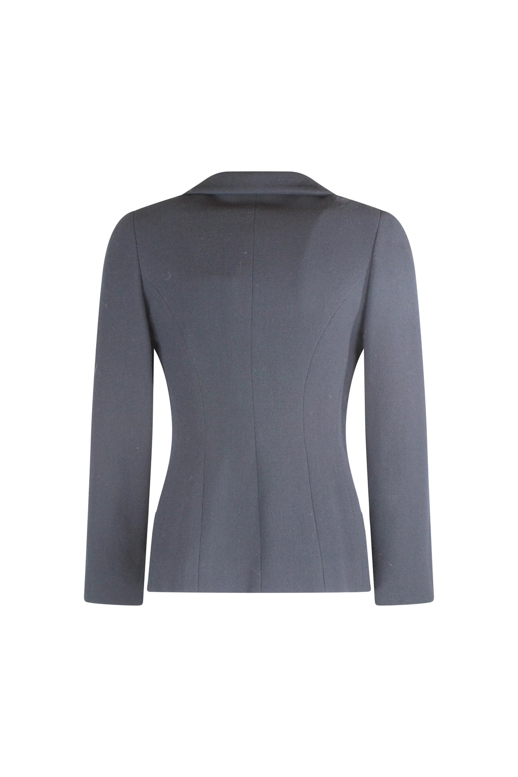 Wool and Silk Jacket with Gold Hardware