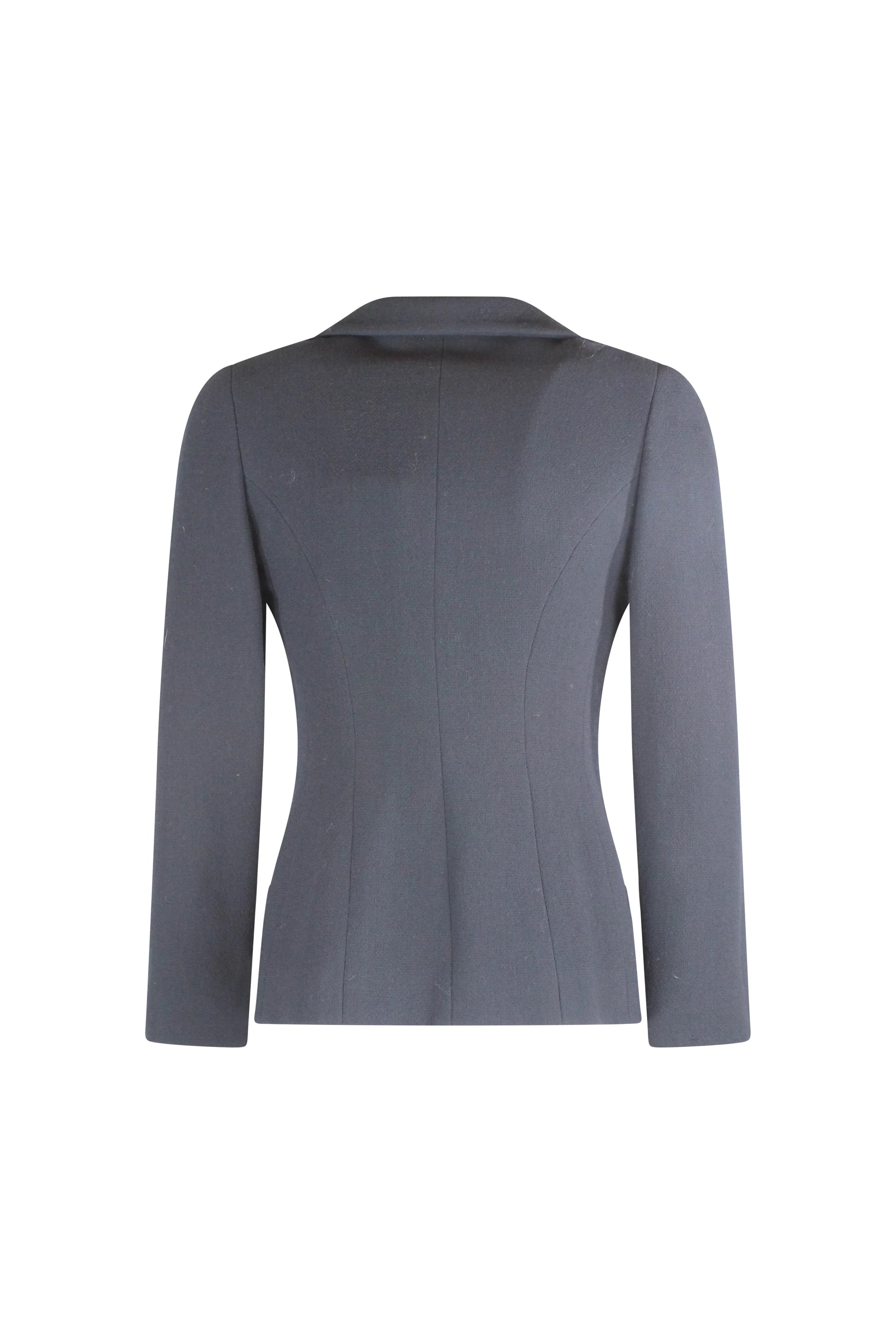 Wool and Silk Jacket with Gold Hardware