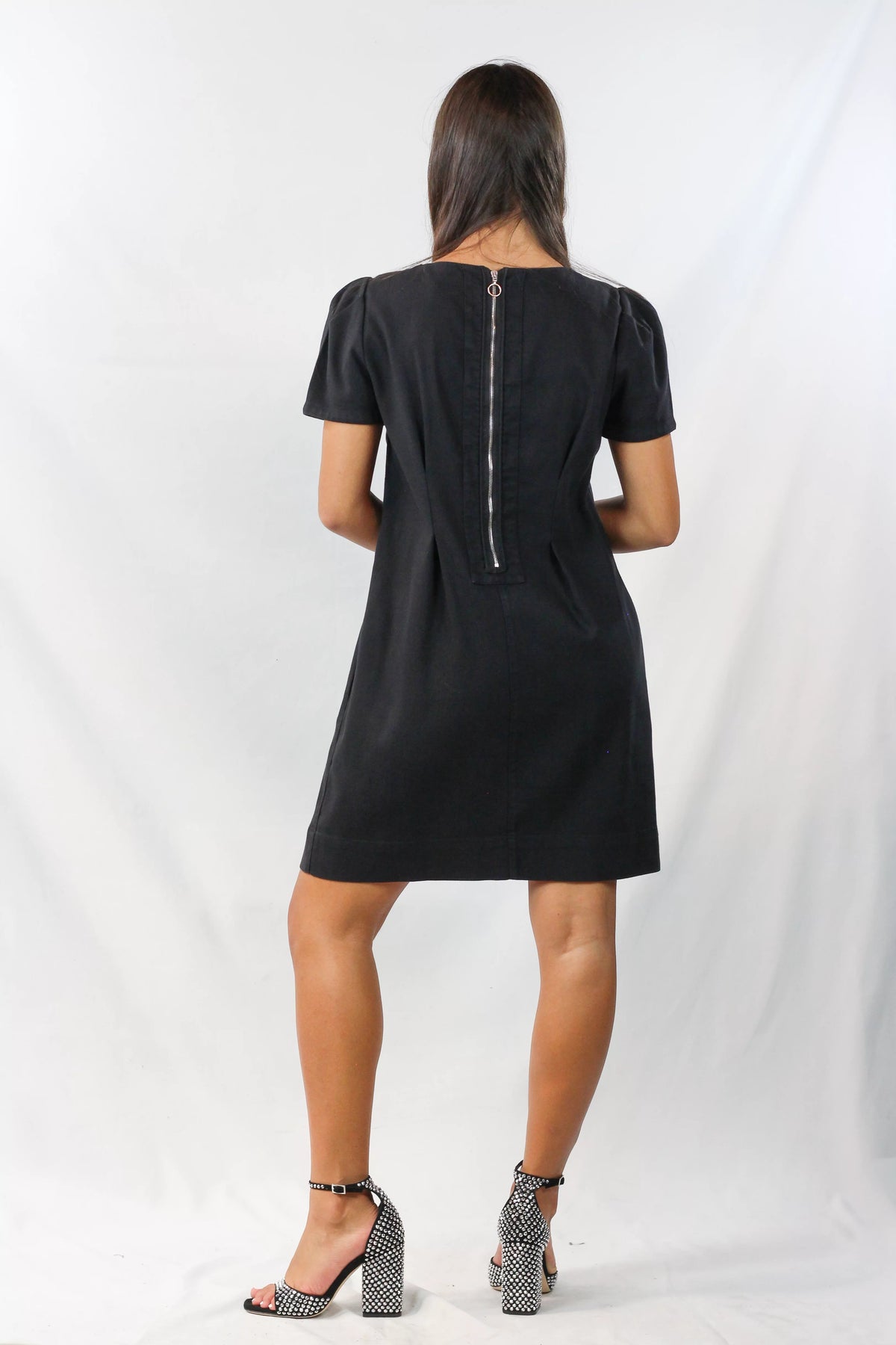 Cotton Boxy Mini Dress