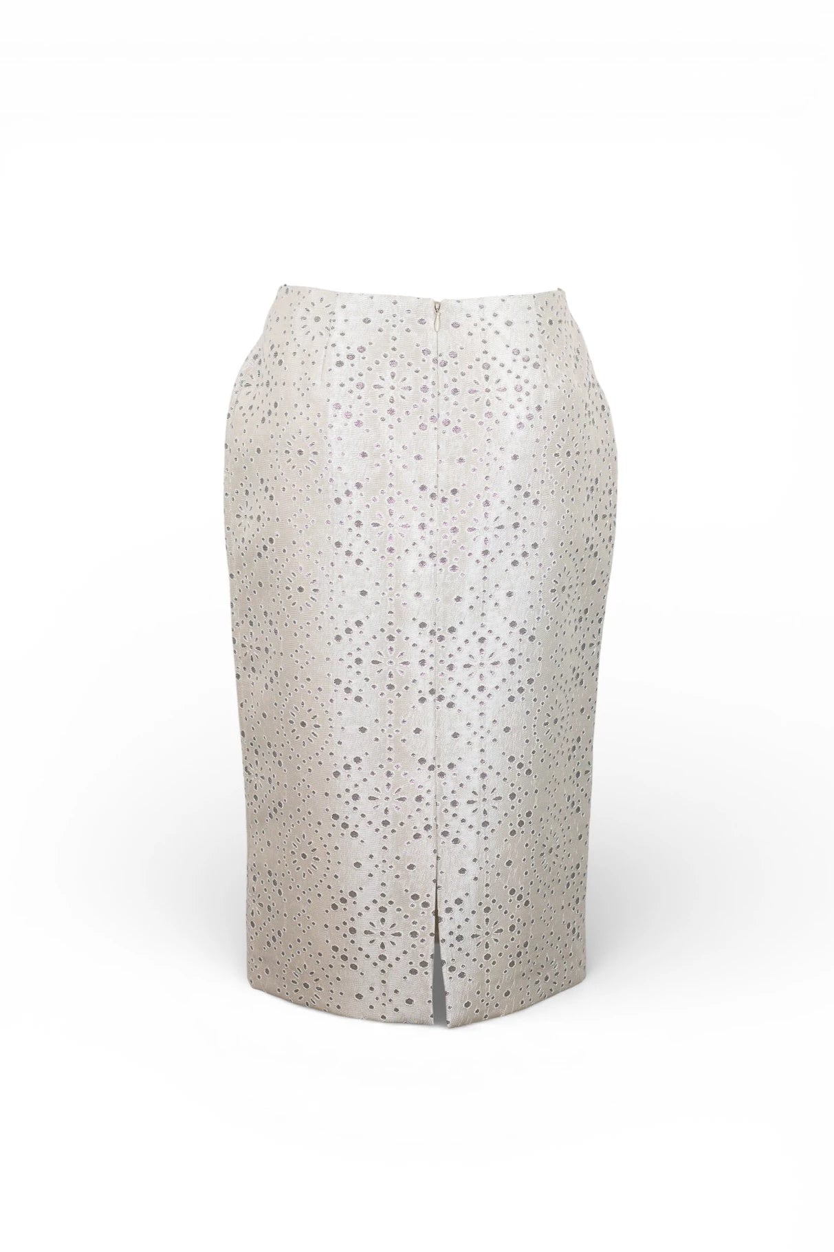 Skirt with Silver Circle Pattern