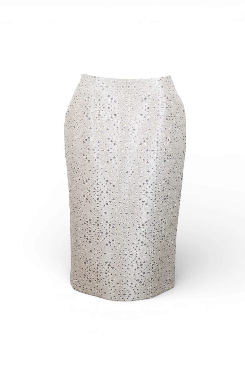 Skirt with Silver Circle Pattern