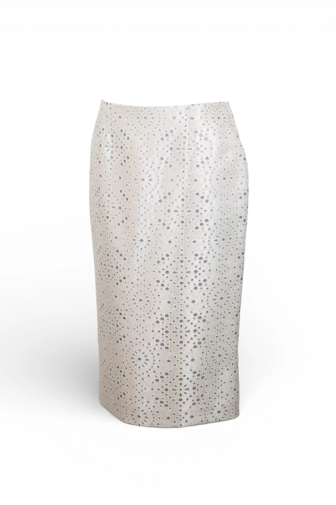 Skirt with Silver Circle Pattern