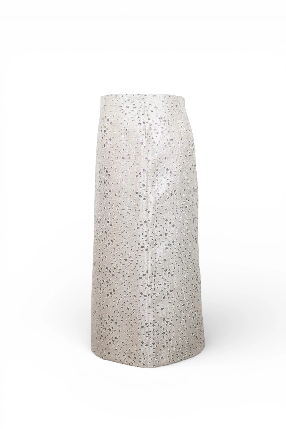 Skirt with Silver Circle Pattern