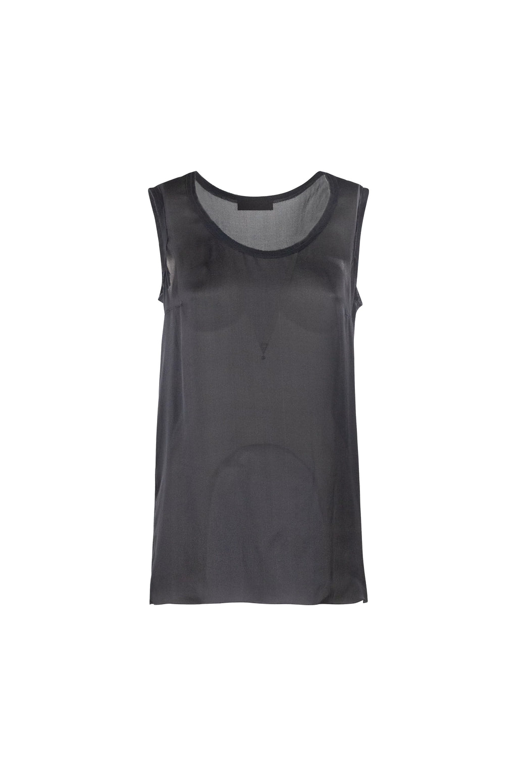 Silk Sleeveless Top