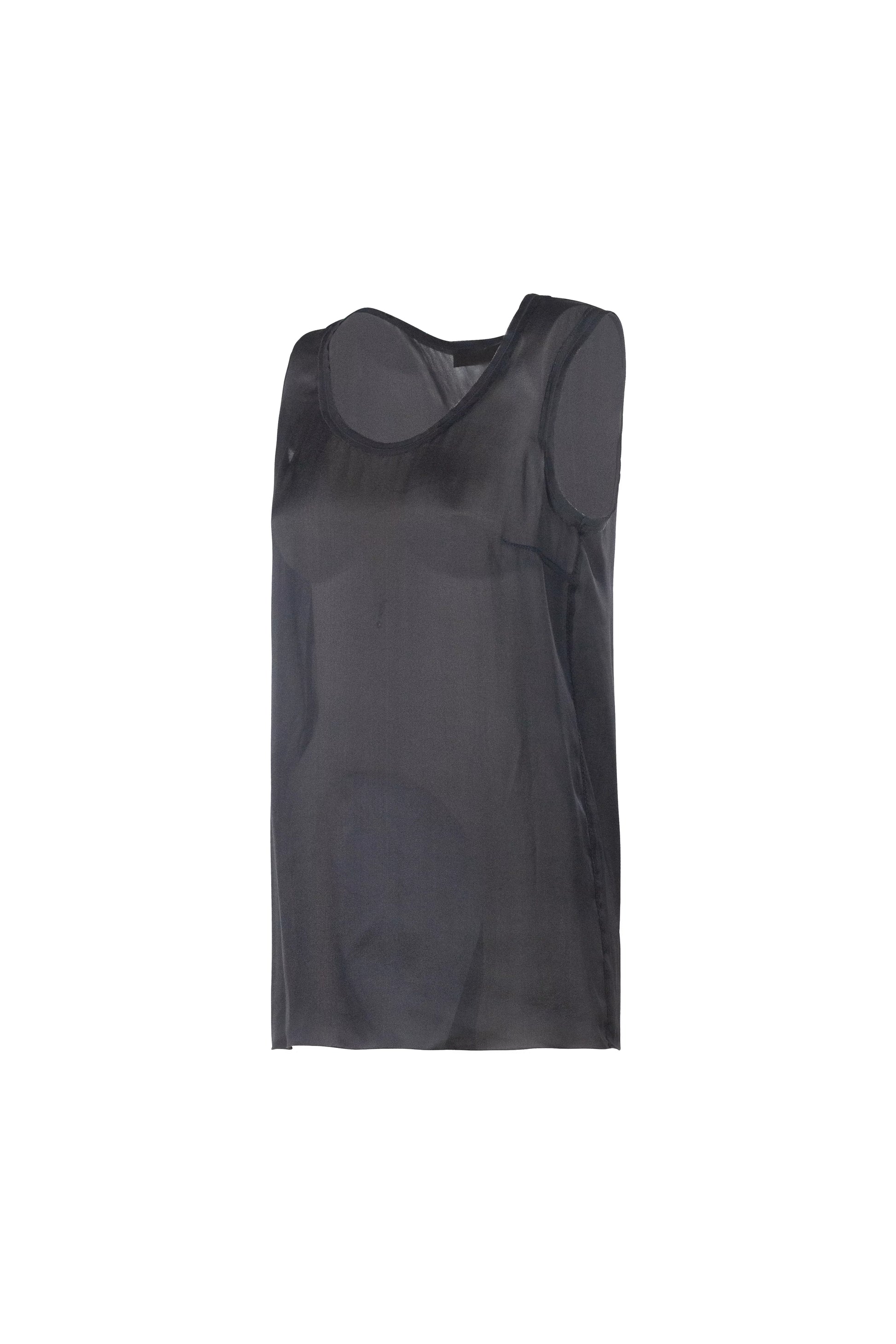 Silk Sleeveless Top