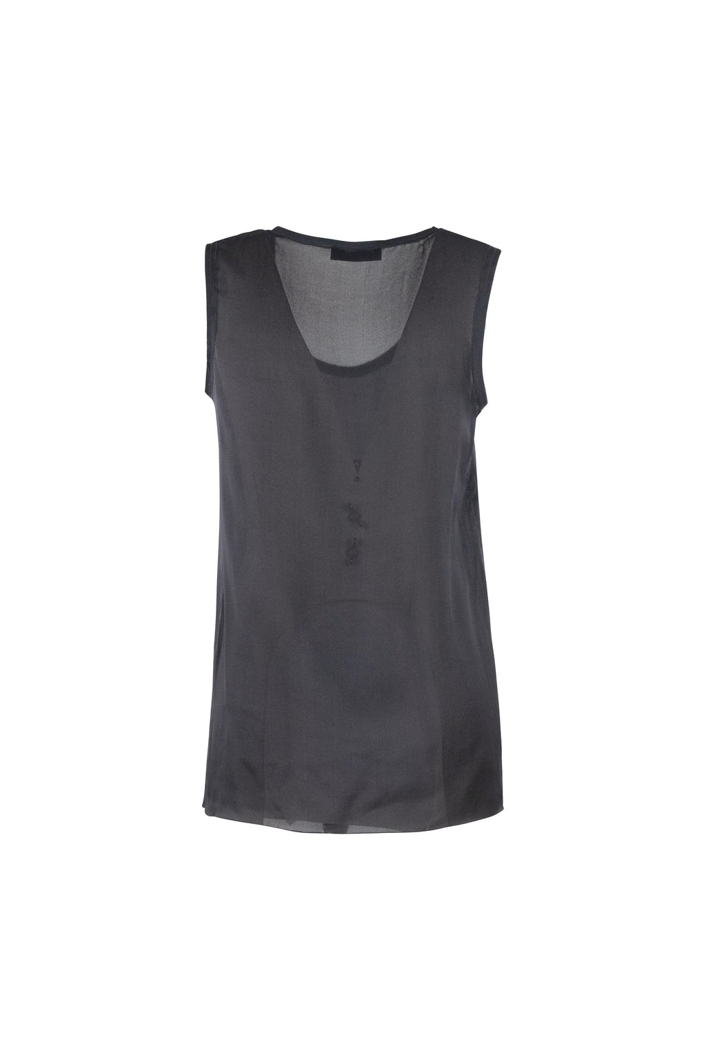 Silk Sleeveless Top