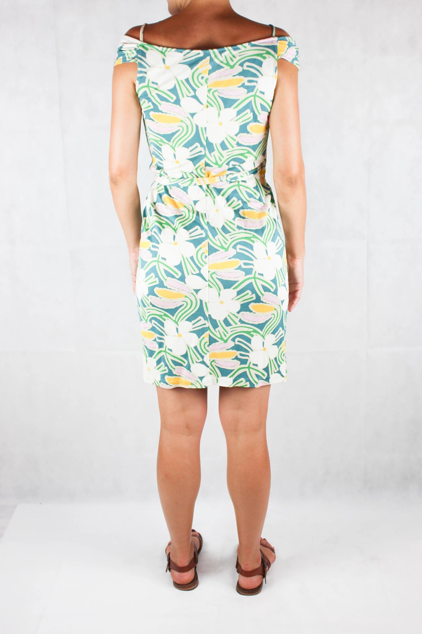 Floral wrap dress