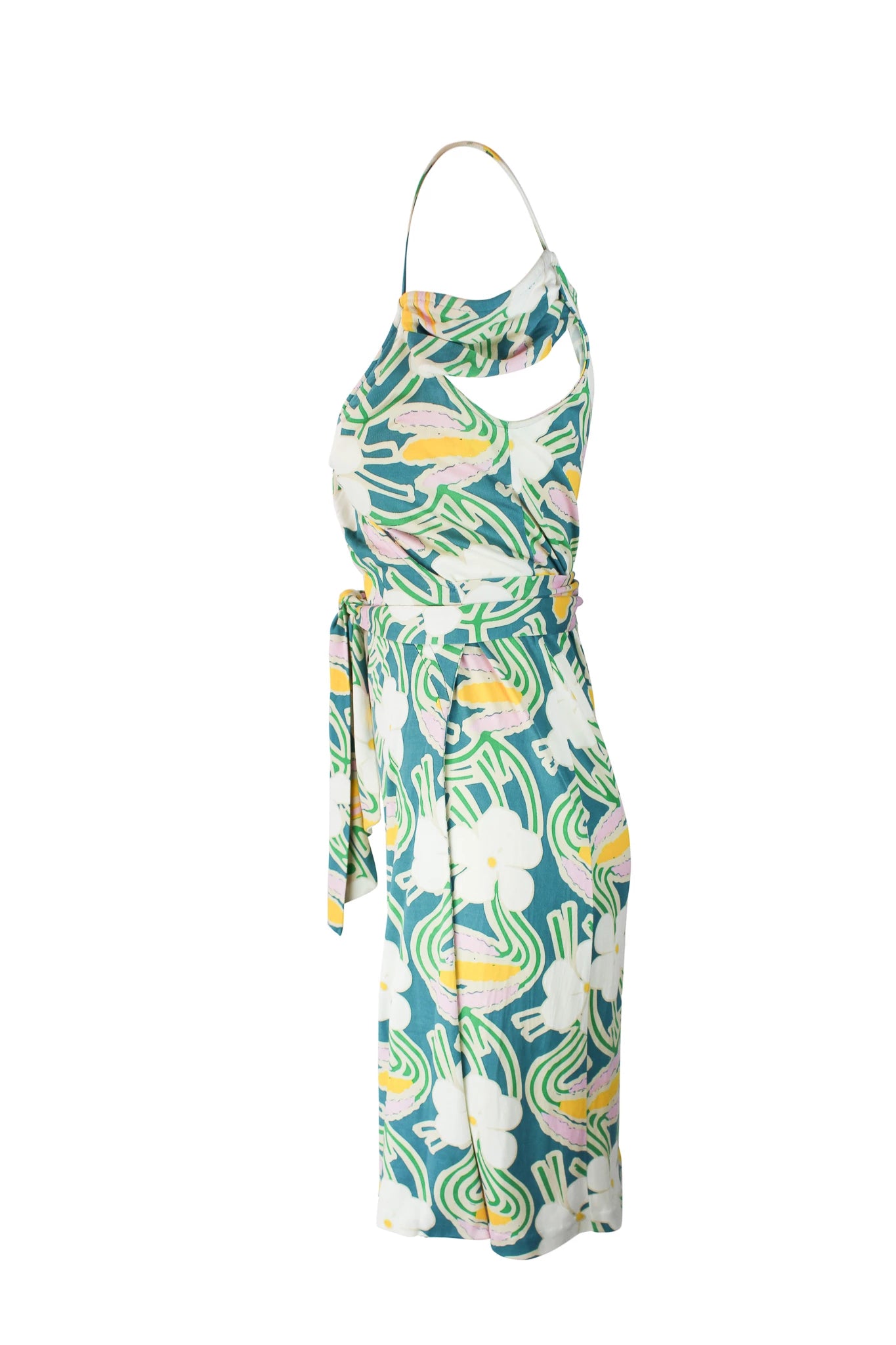 Floral wrap dress