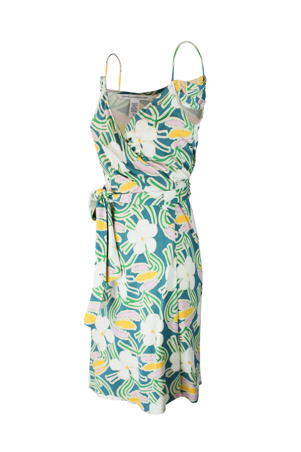 Floral wrap dress