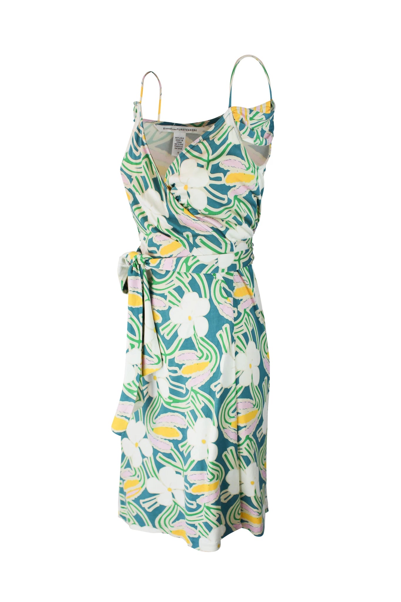 Floral wrap dress