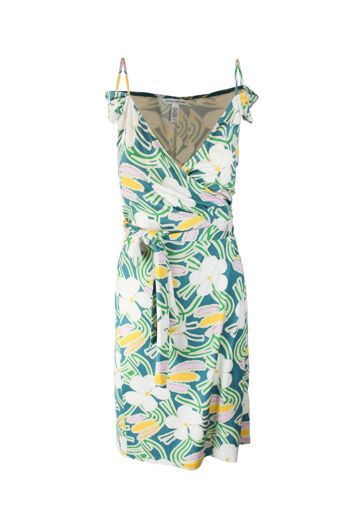 Floral wrap dress