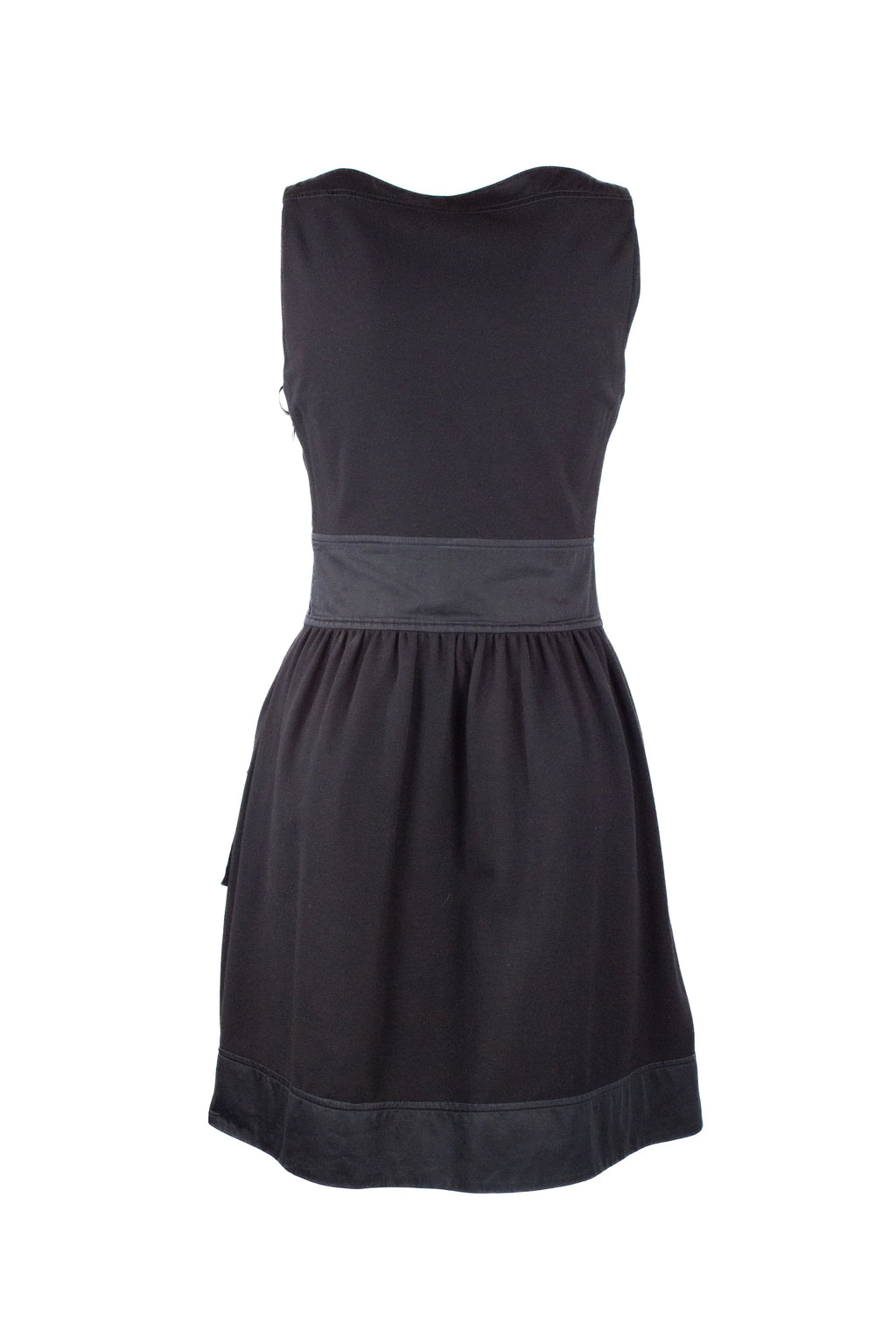 Black pockets minidress