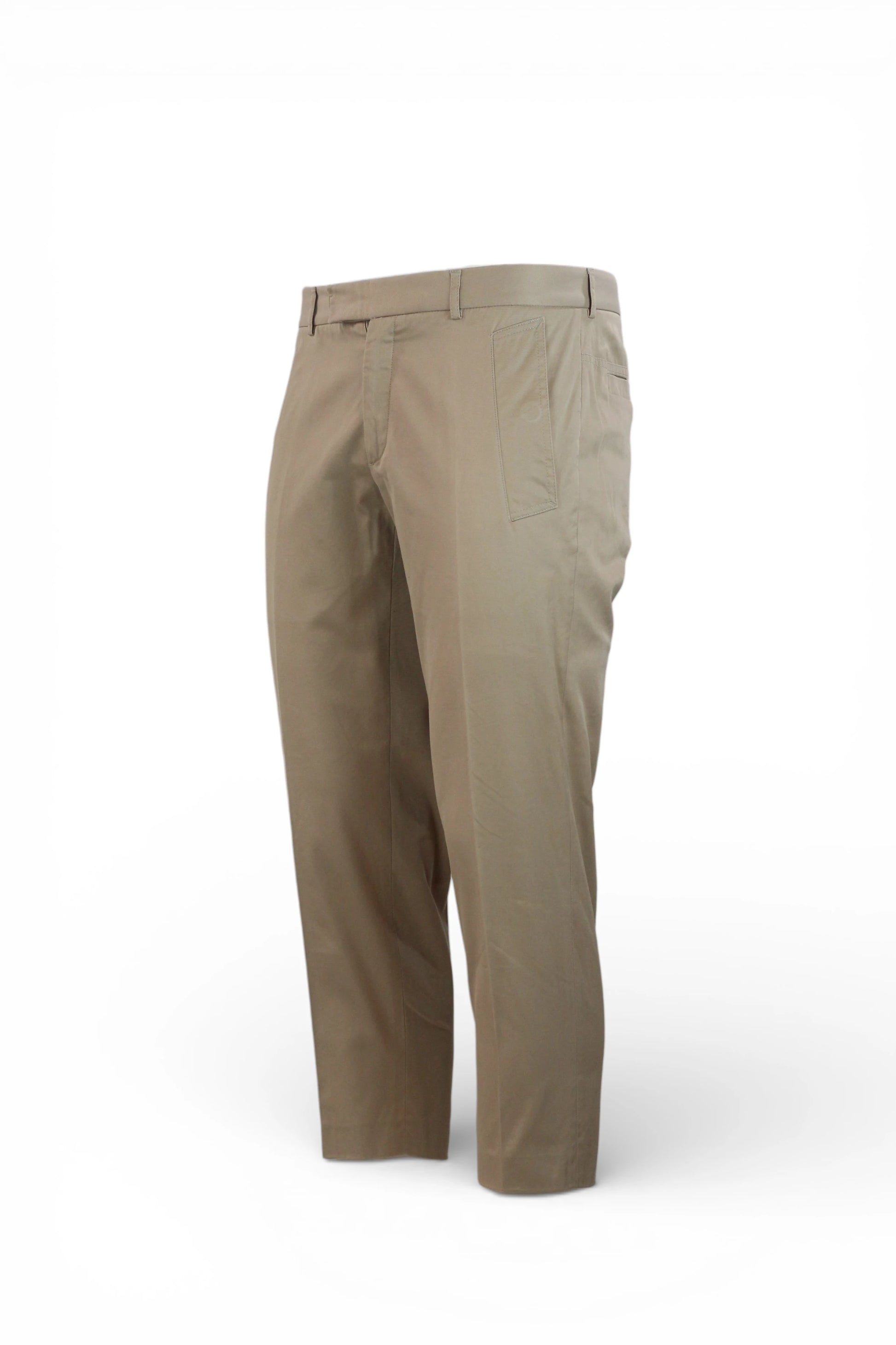 Beige Tailored Trousers