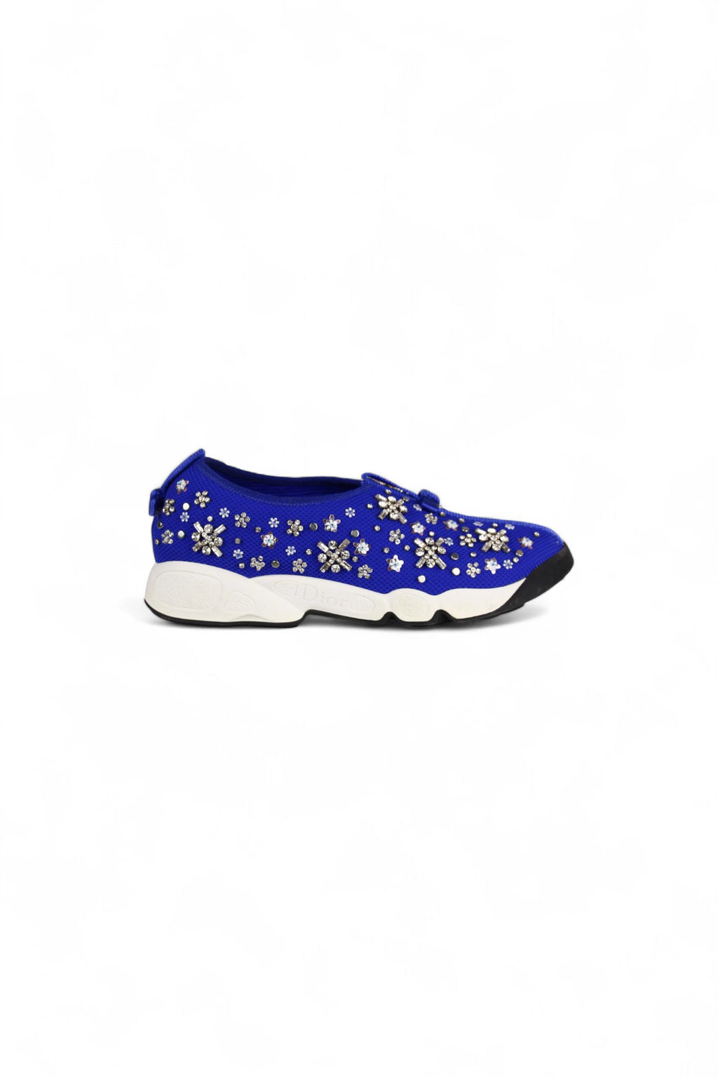 Electric Blue Fusion Slip-On Sneakers