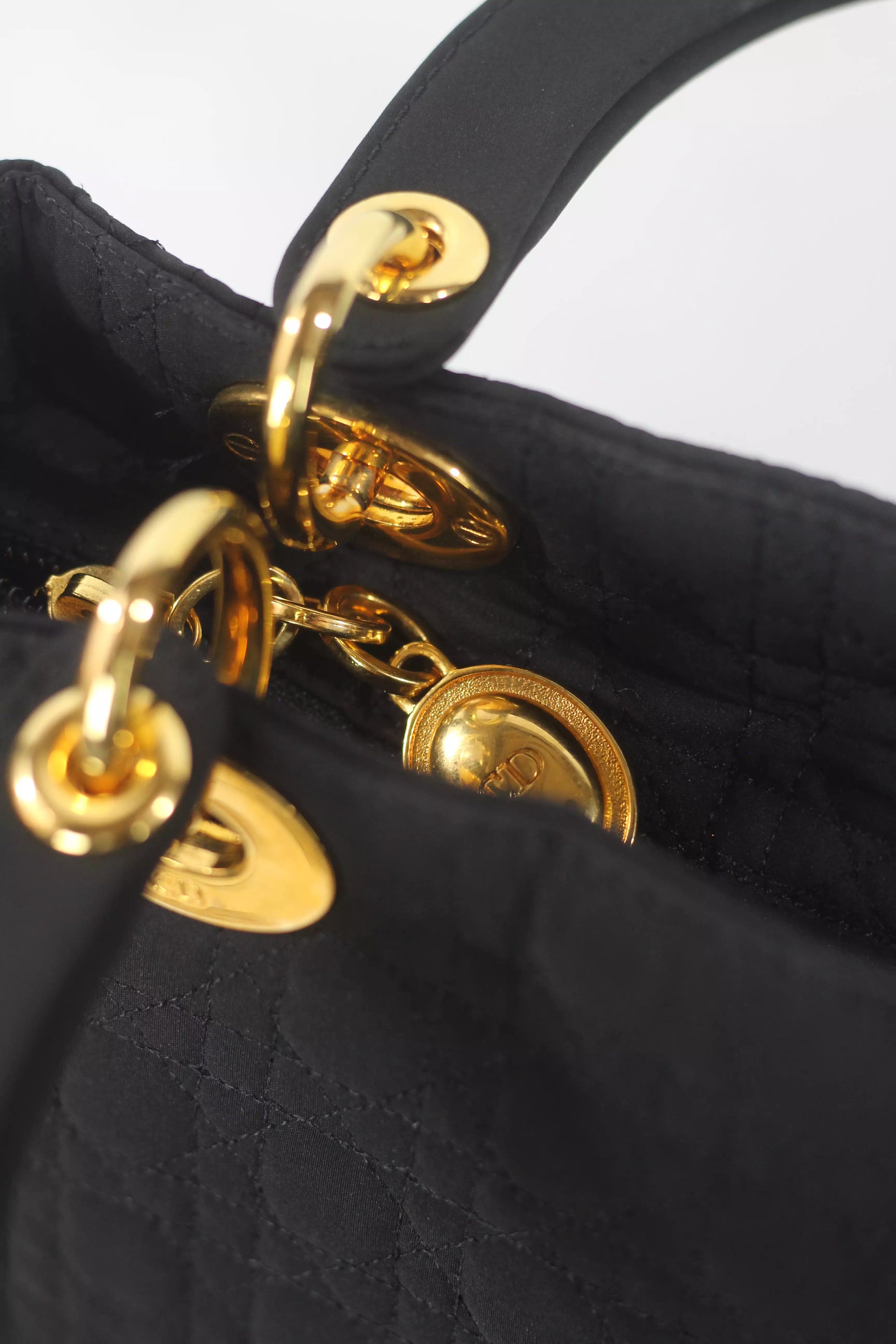 Lady Dior in Black Canvas,
