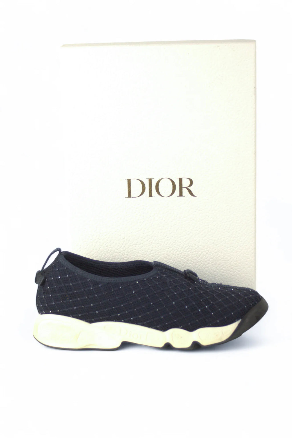 Dark Blue Fusion Slip-On Sneakers