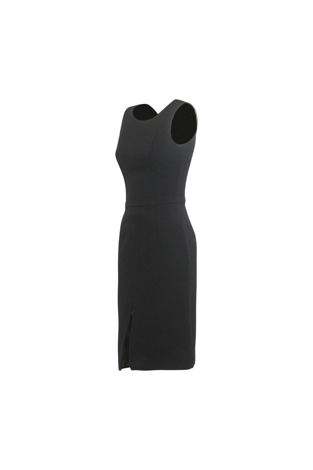 Black Wool Bodycon Dress