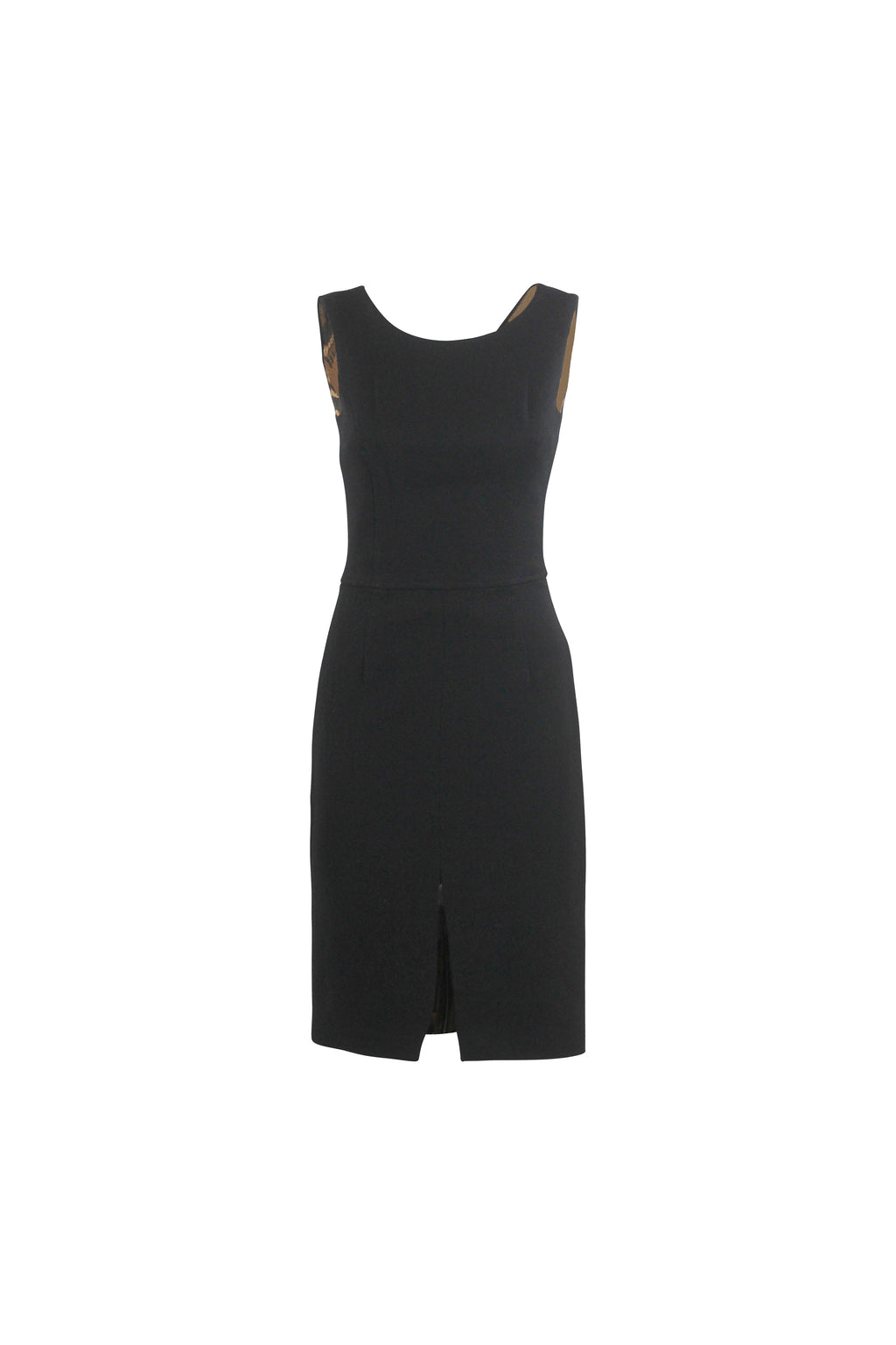 Black Wool Bodycon Dress
