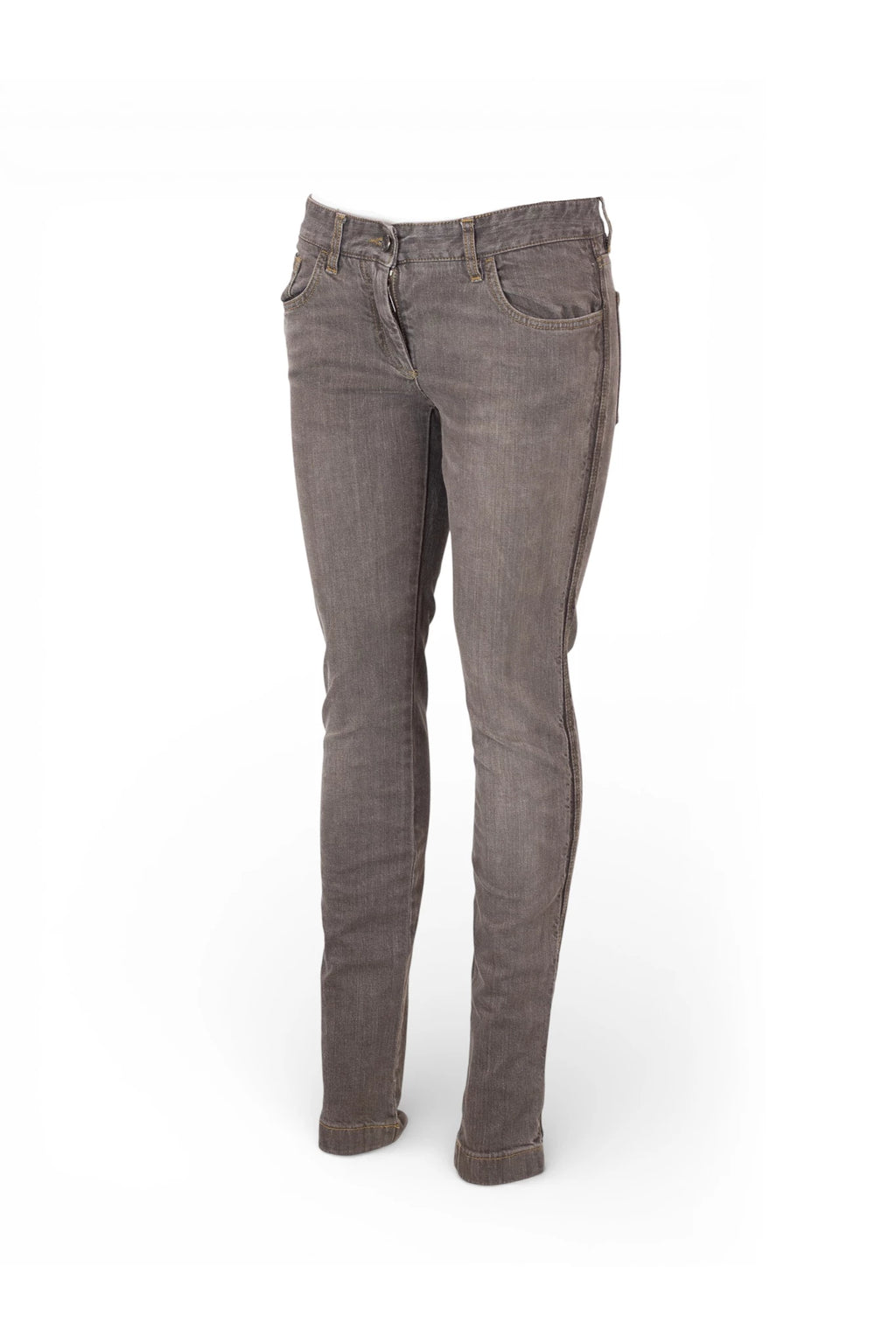 Brown Skinny Denim Jeans