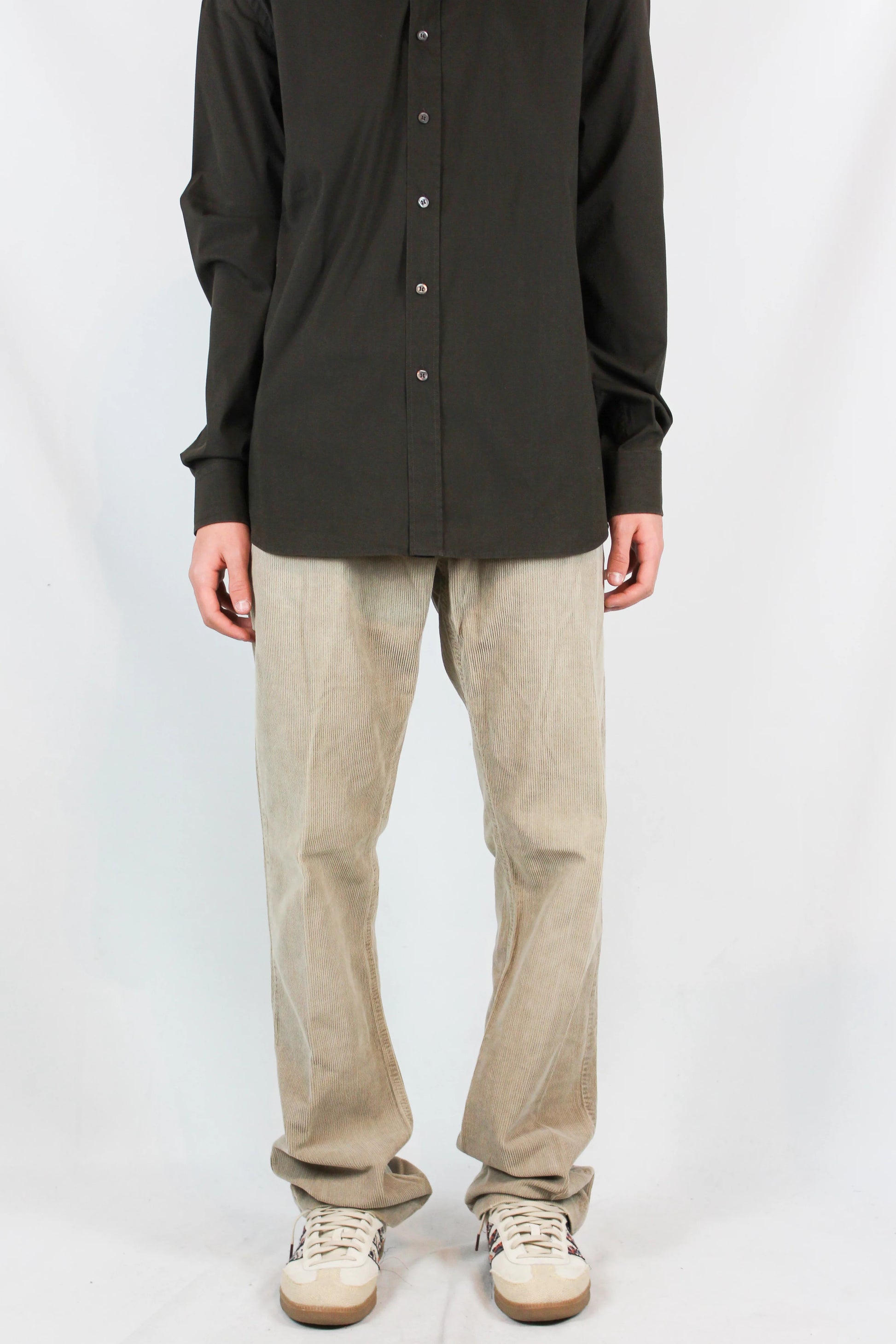 Corduroy Bootcut Chino Trousers